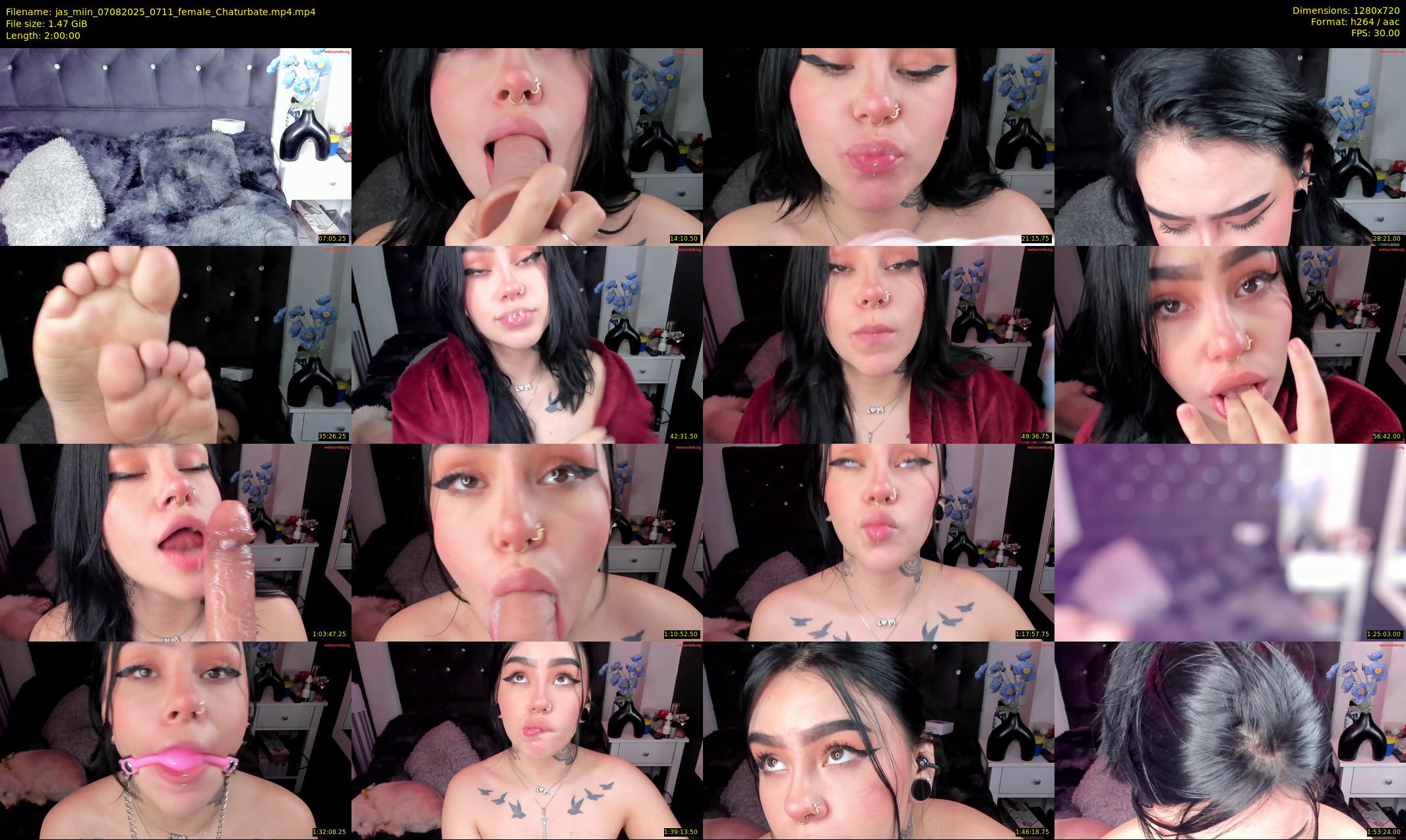 jas_miin — 120 minute Chaturbate female cam show recording, 720p, Aug 7, 2025