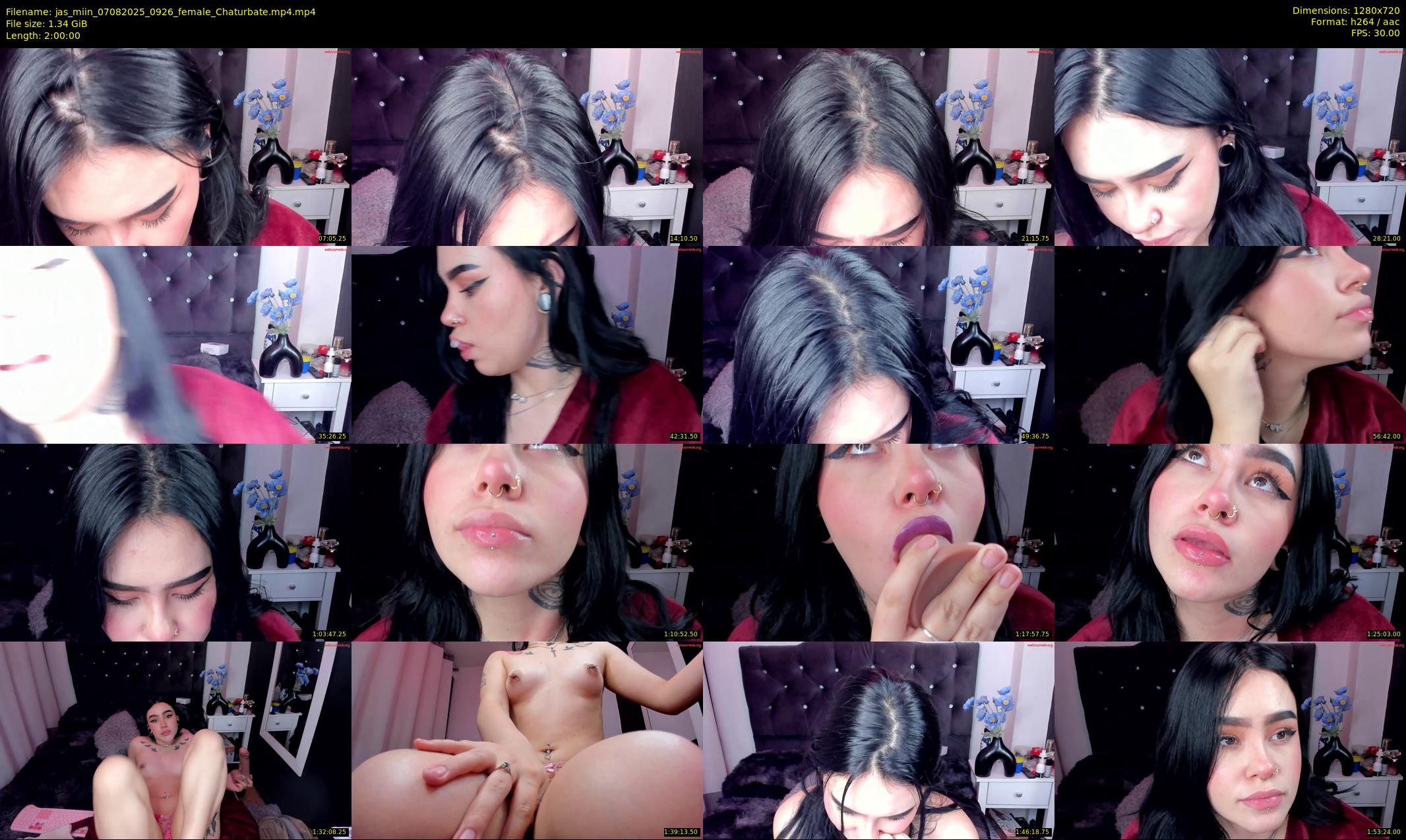 jas_miin — 120 minute Chaturbate female cam show recording, 720p, Aug 7, 2025