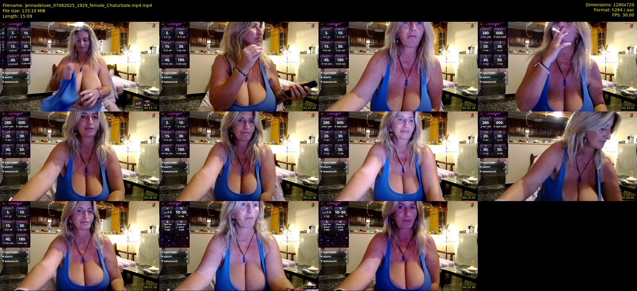 jennadeluxe — 16 minute Chaturbate female cam show recording, 720p, Aug 7, 2025