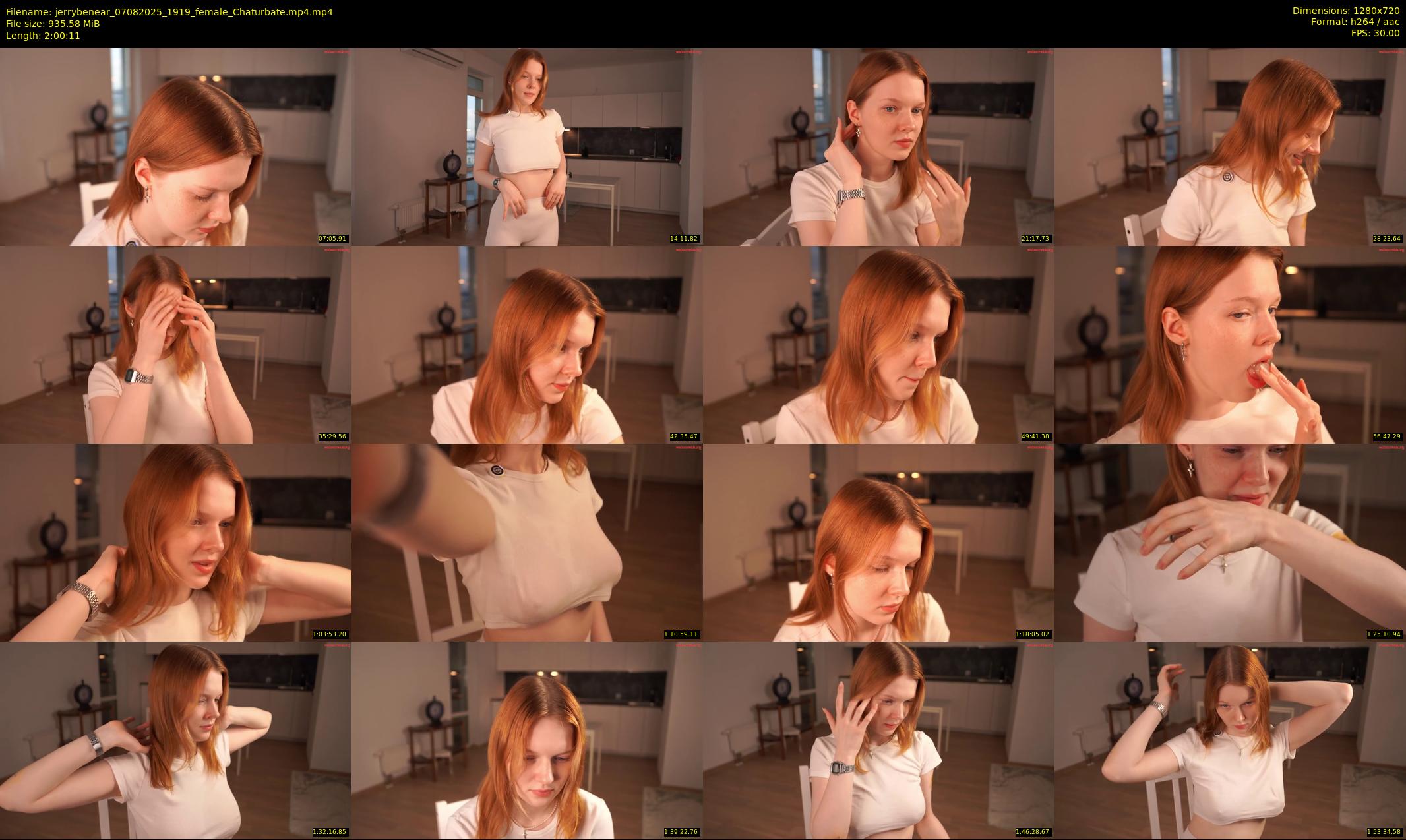 jerrybenear — 121 minute Chaturbate female cam show recording, 720p, Aug 7, 2025