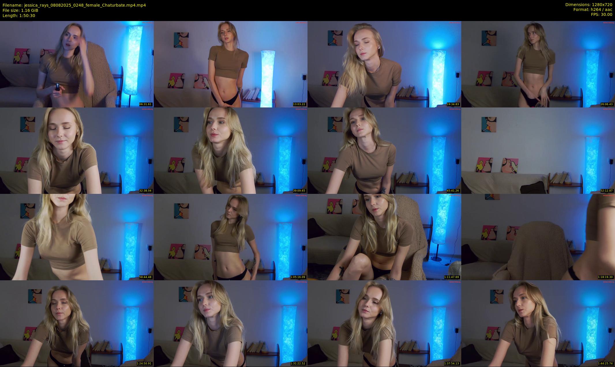 jessica_rays — 111 minute Chaturbate couple cam show recording, 720p, Aug 8, 2025