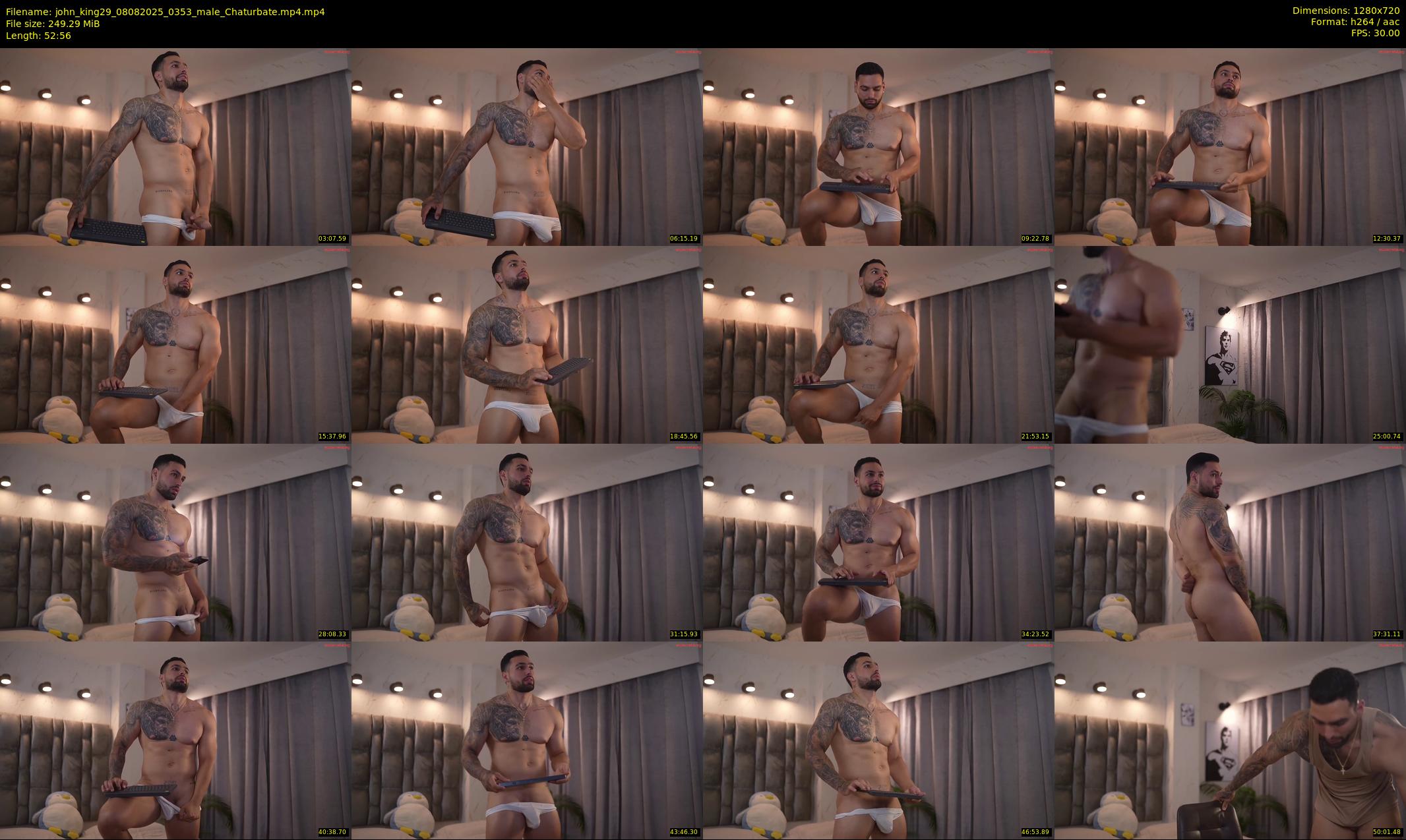 john_king29 — 53 minute Chaturbate male cam show recording, 720p, Aug 8, 2025