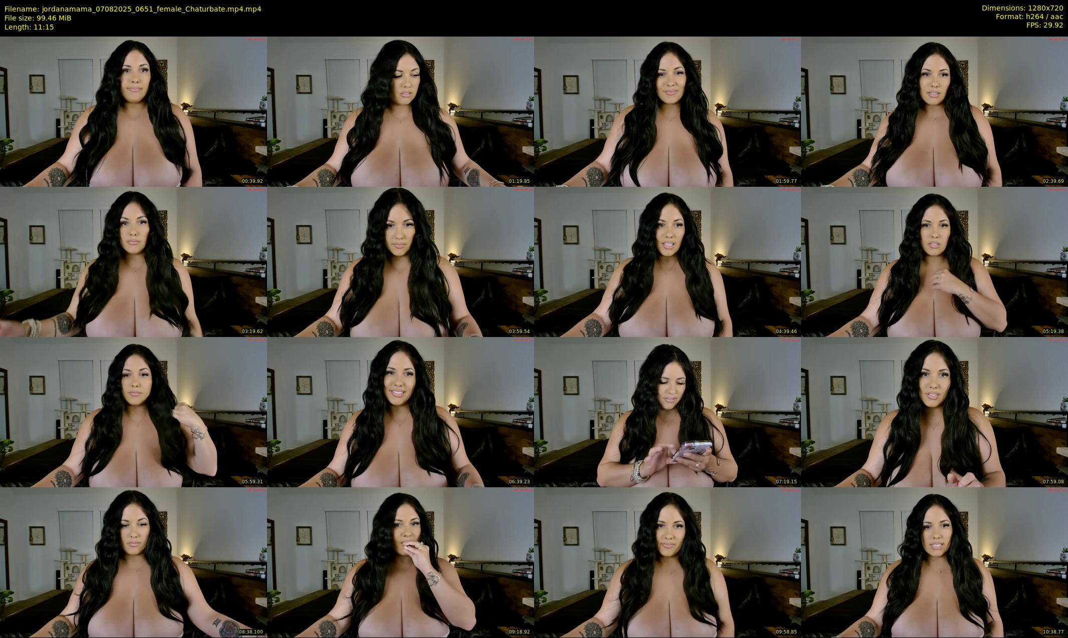 jordanamama — 12 minute Chaturbate couple cam show recording, 720p, Aug 7, 2025