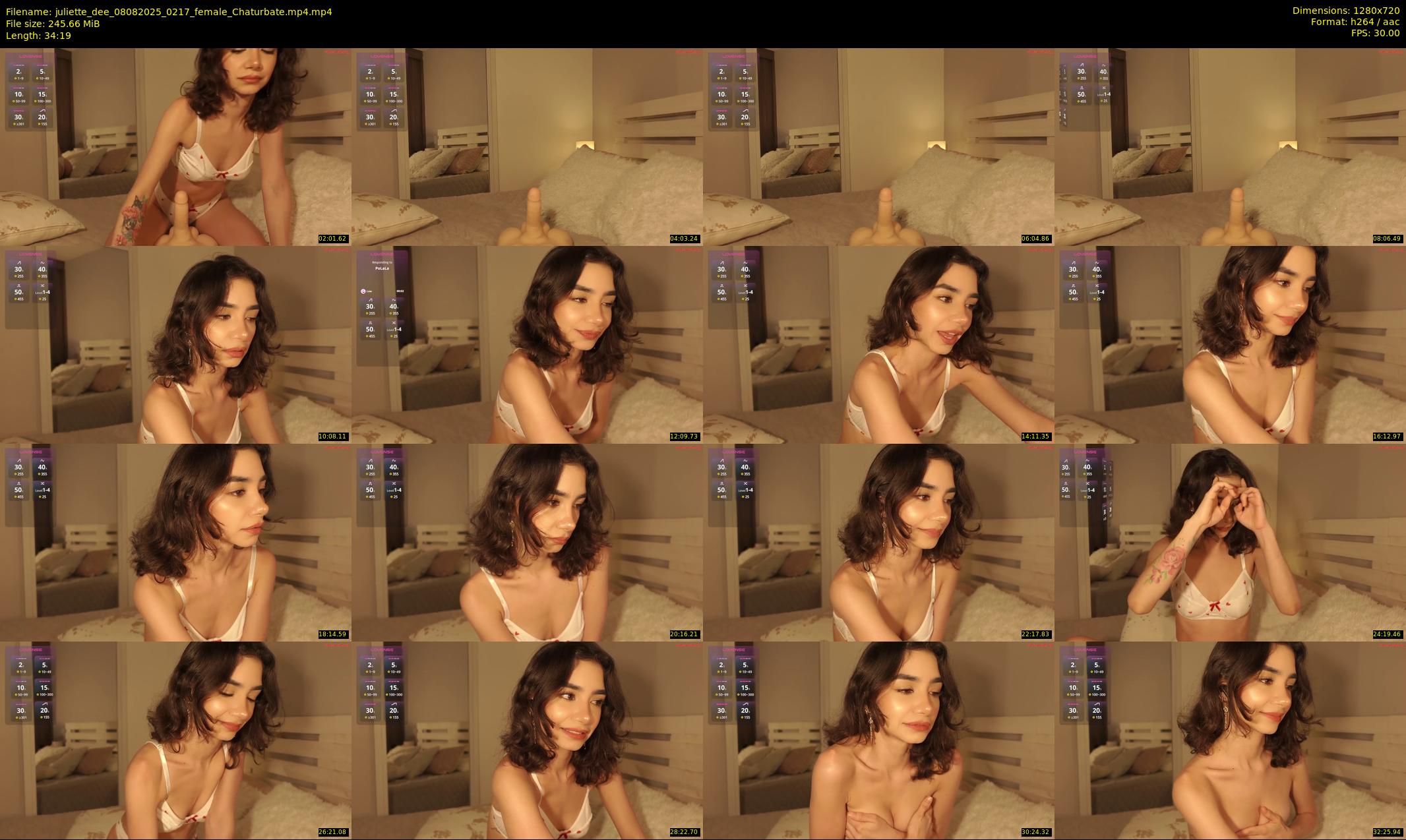juliette_dee — 35 minute Chaturbate female cam show recording, 720p, Aug 8, 2025
