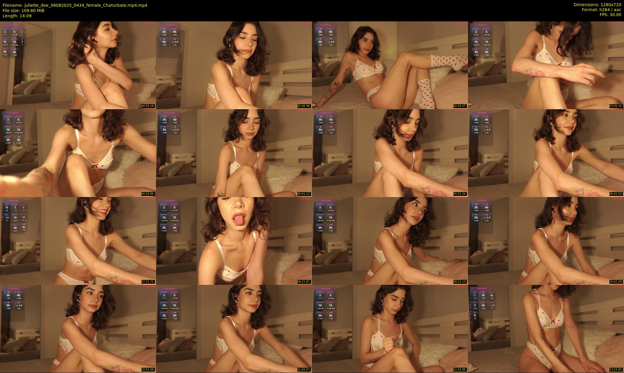 juliette_dee — 15 minute Chaturbate female cam show recording, 720p, Aug 8, 2025