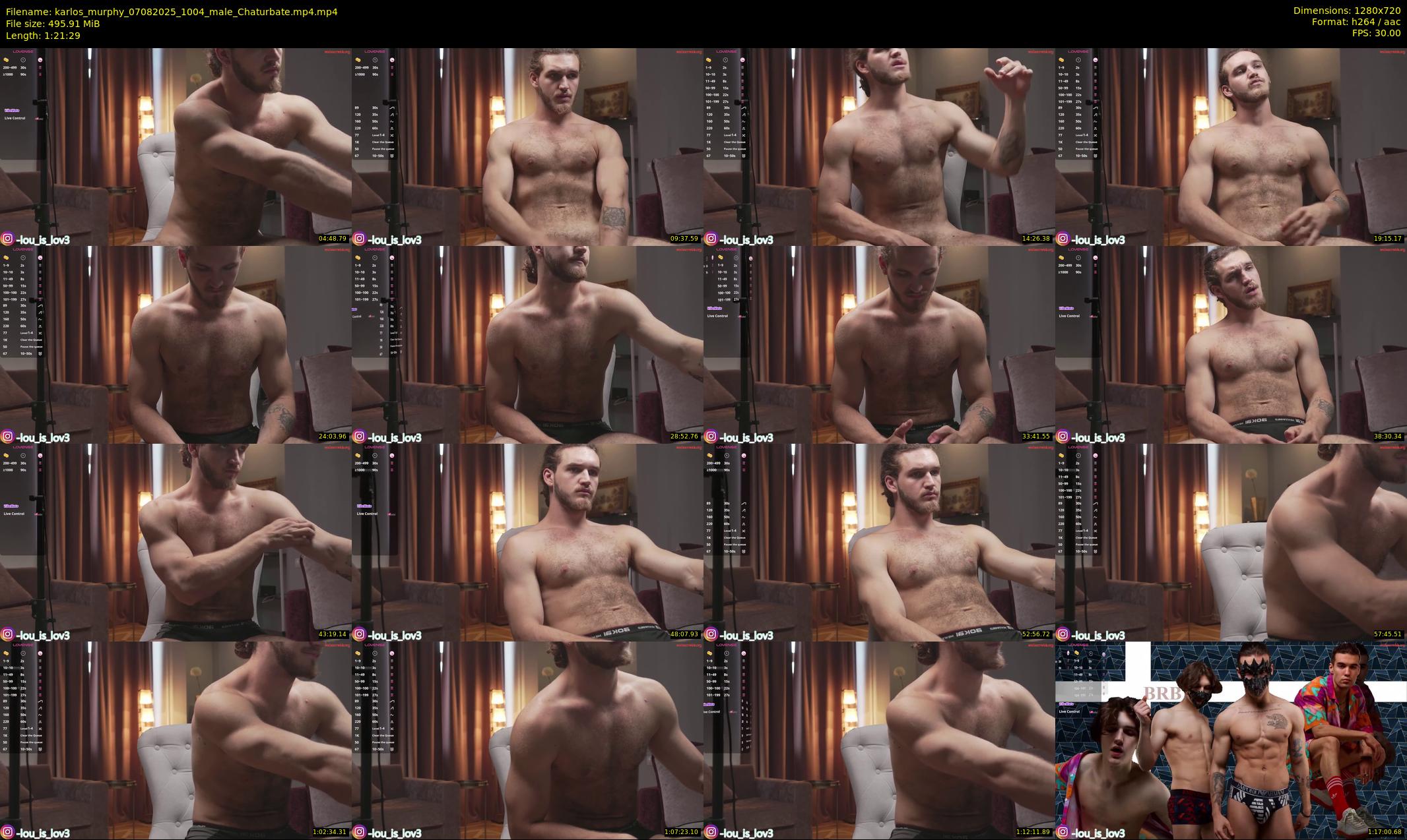 karlos_murphy — 82 minute Chaturbate male cam show recording, 720p, Aug 7, 2025