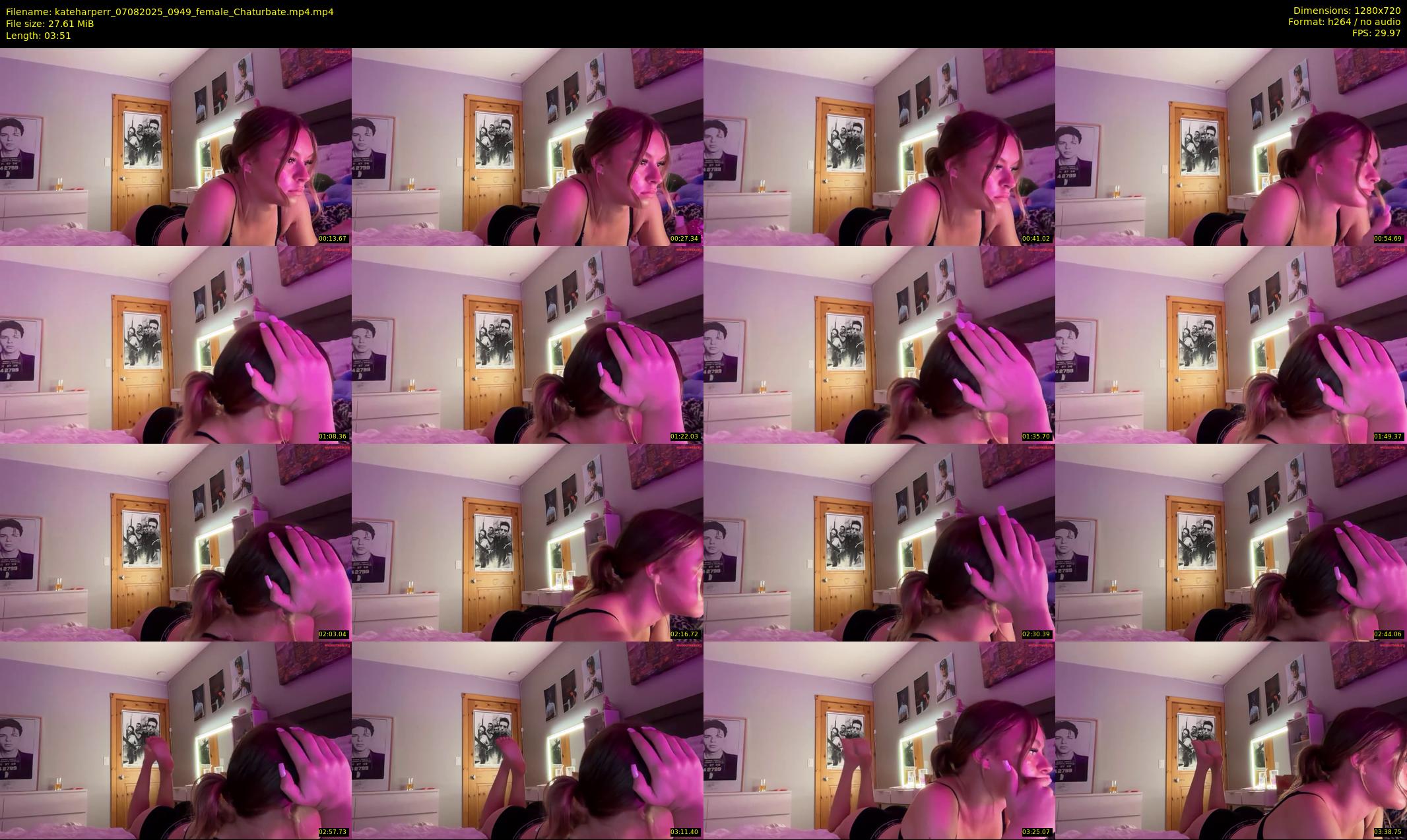 kateharperr — 4 minute Chaturbate female cam show recording, 720p, Aug 7, 2025