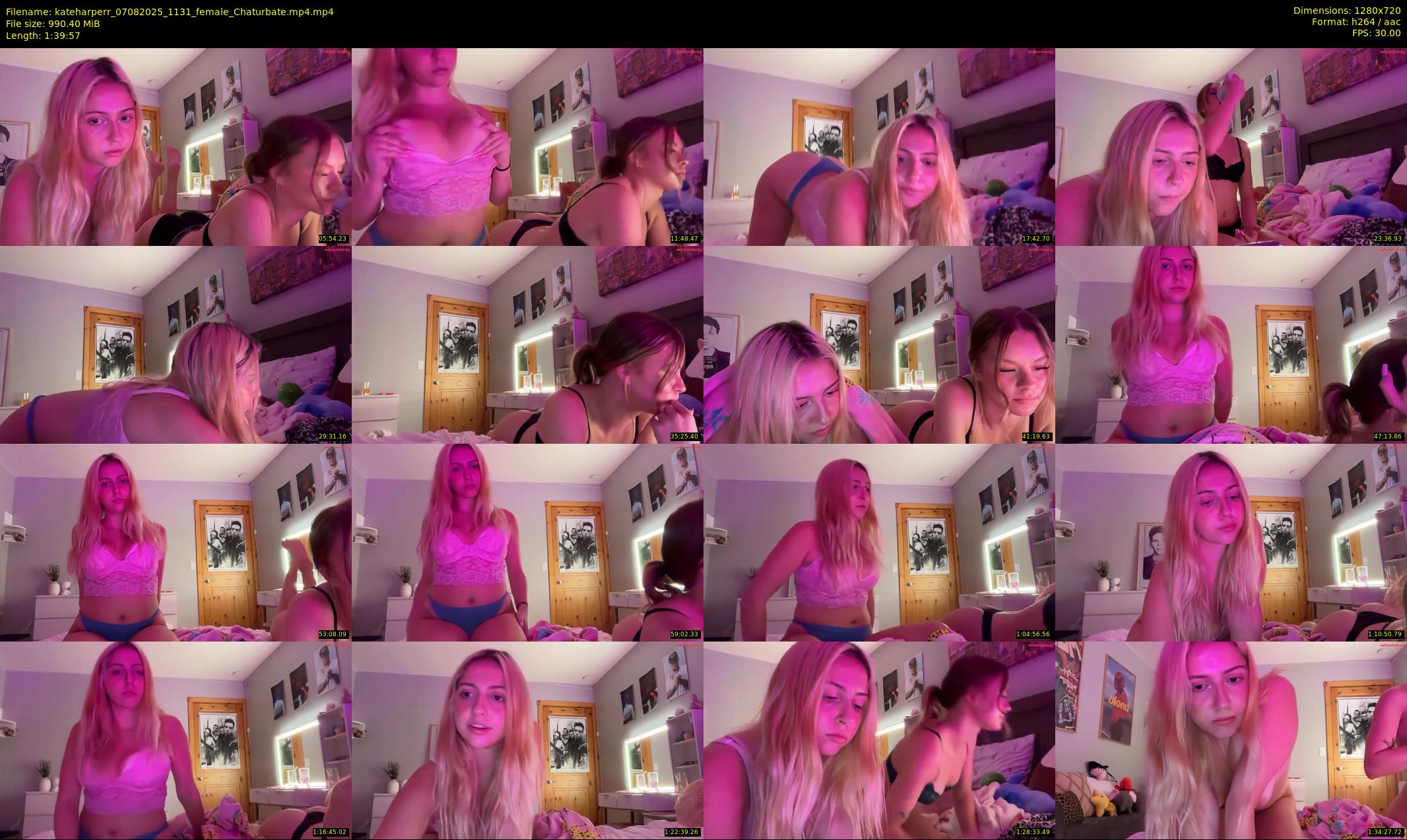 kateharperr — 100 minute Chaturbate female cam show recording, 720p, Aug 7, 2025