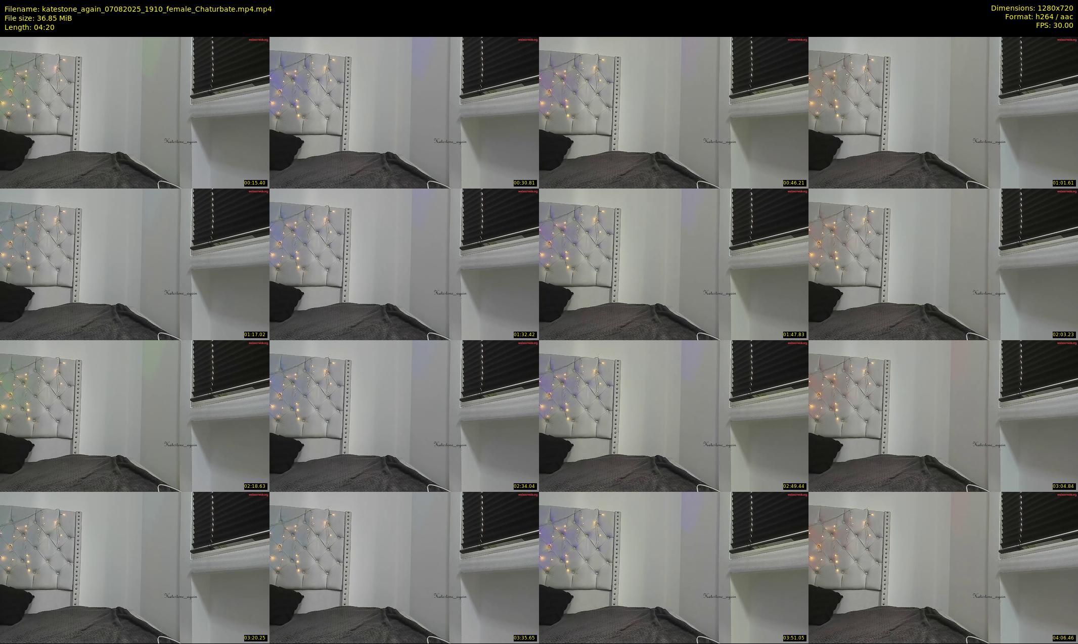 katestone_again — 5 minute Chaturbate female cam show recording, 720p, Aug 7, 2025