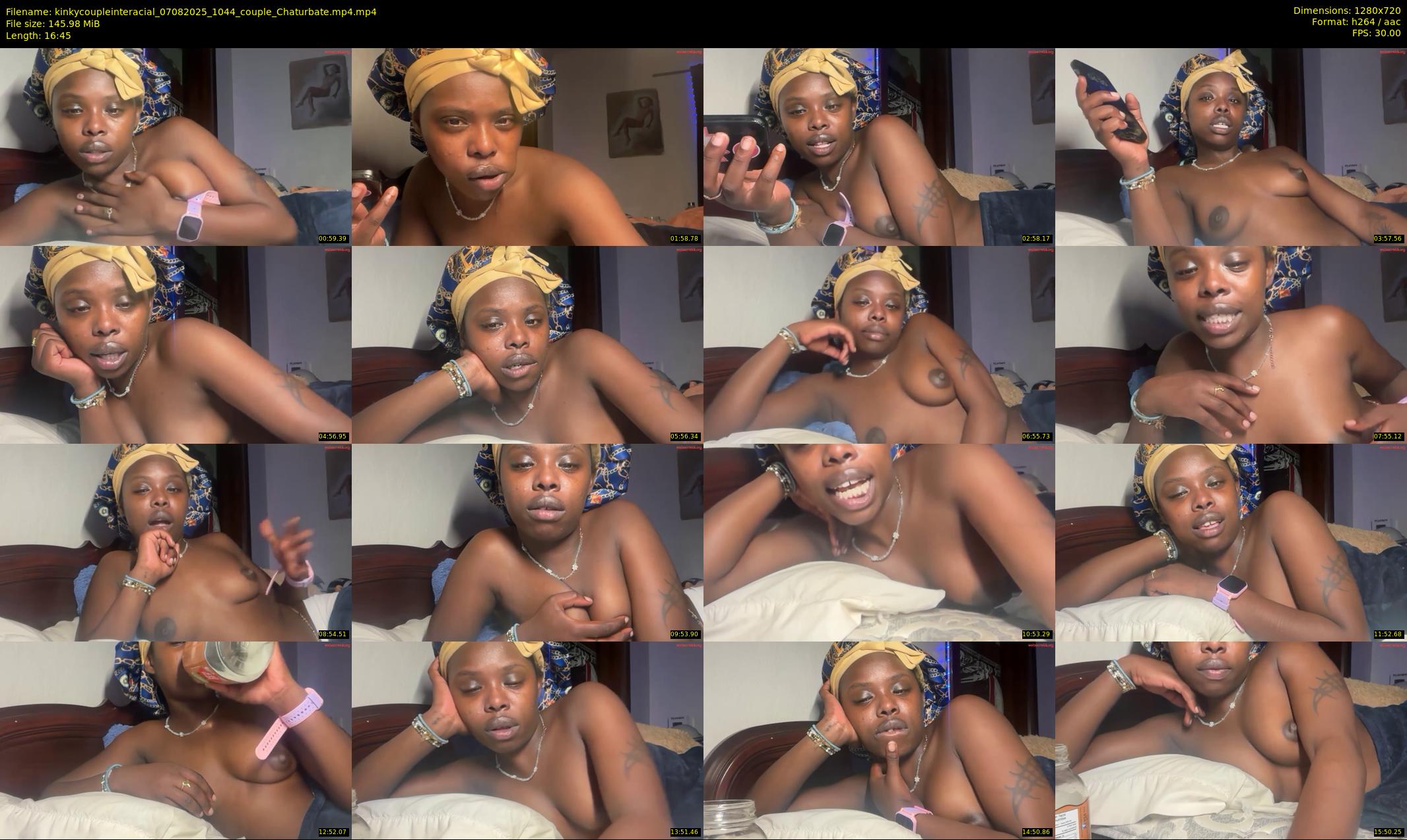 kinkycoupleinteracial — 17 minute Chaturbate couple cam show recording, 720p, Aug 7, 2025