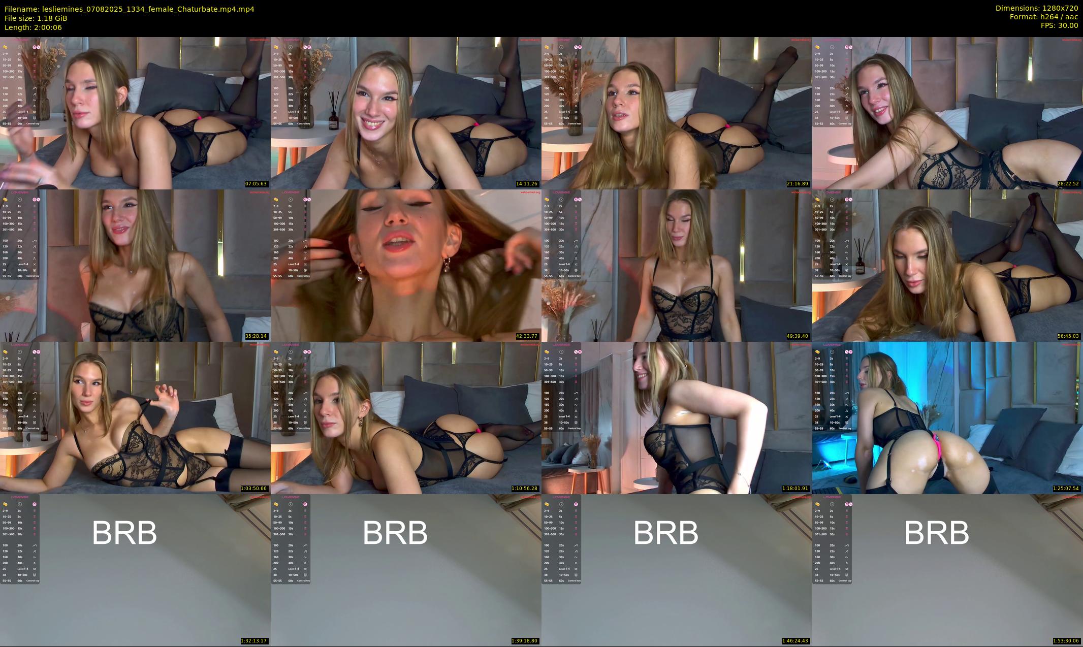 lesliemines — 121 minute Chaturbate female cam show recording, 720p, Aug 7, 2025