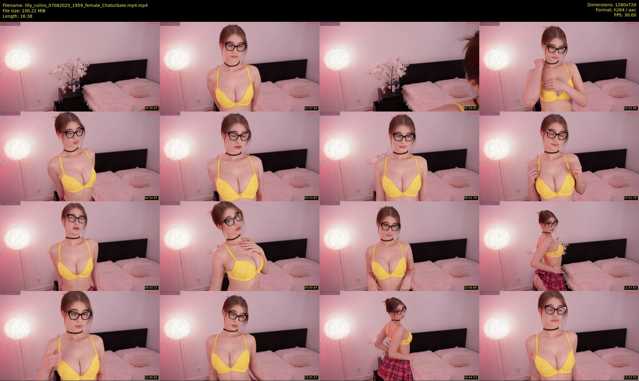 lilly_colins — 17 minute Chaturbate female cam show recording, 720p, Aug 7, 2025