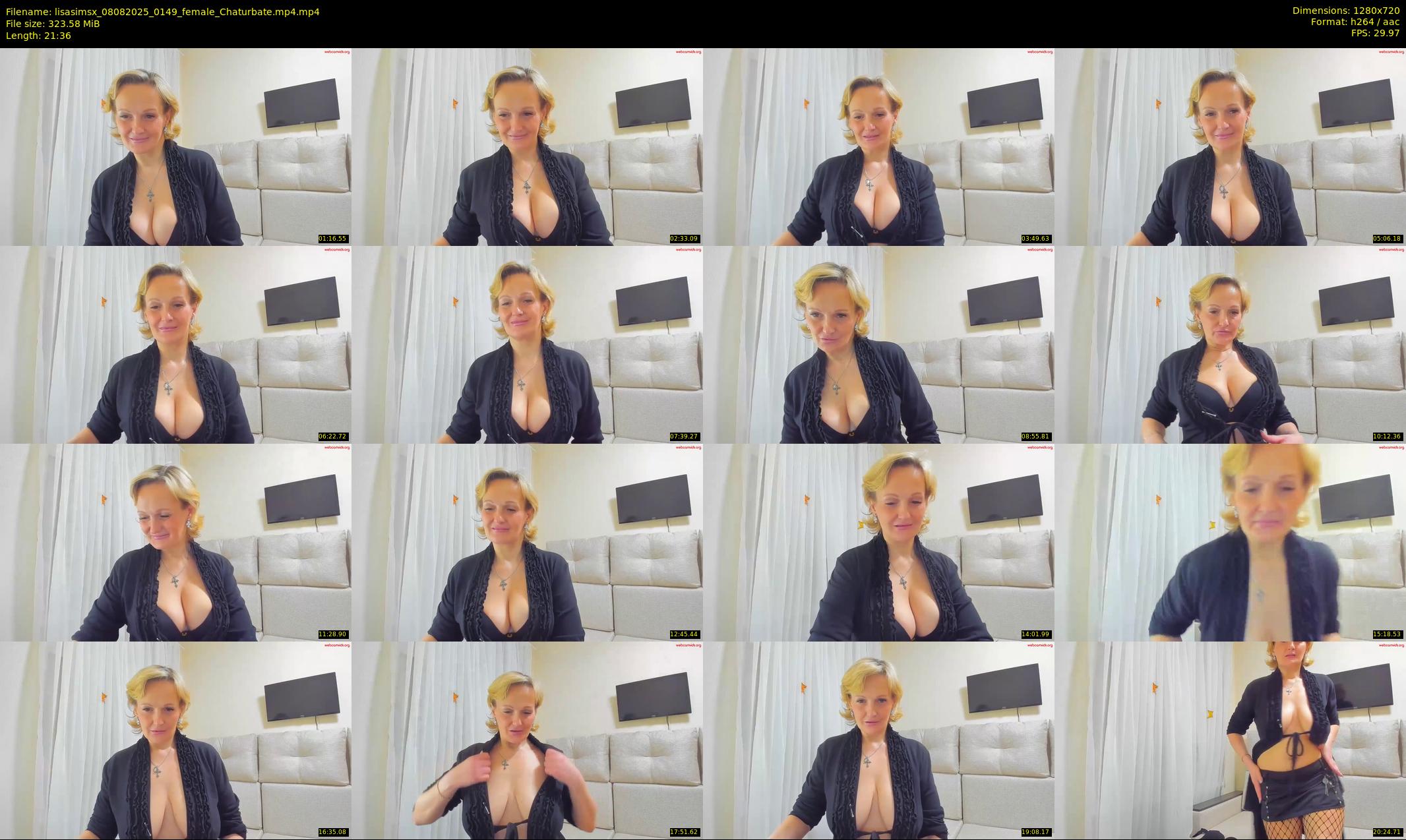 lisasimsx — 22 minute Chaturbate female cam show recording, 720p, Aug 8, 2025