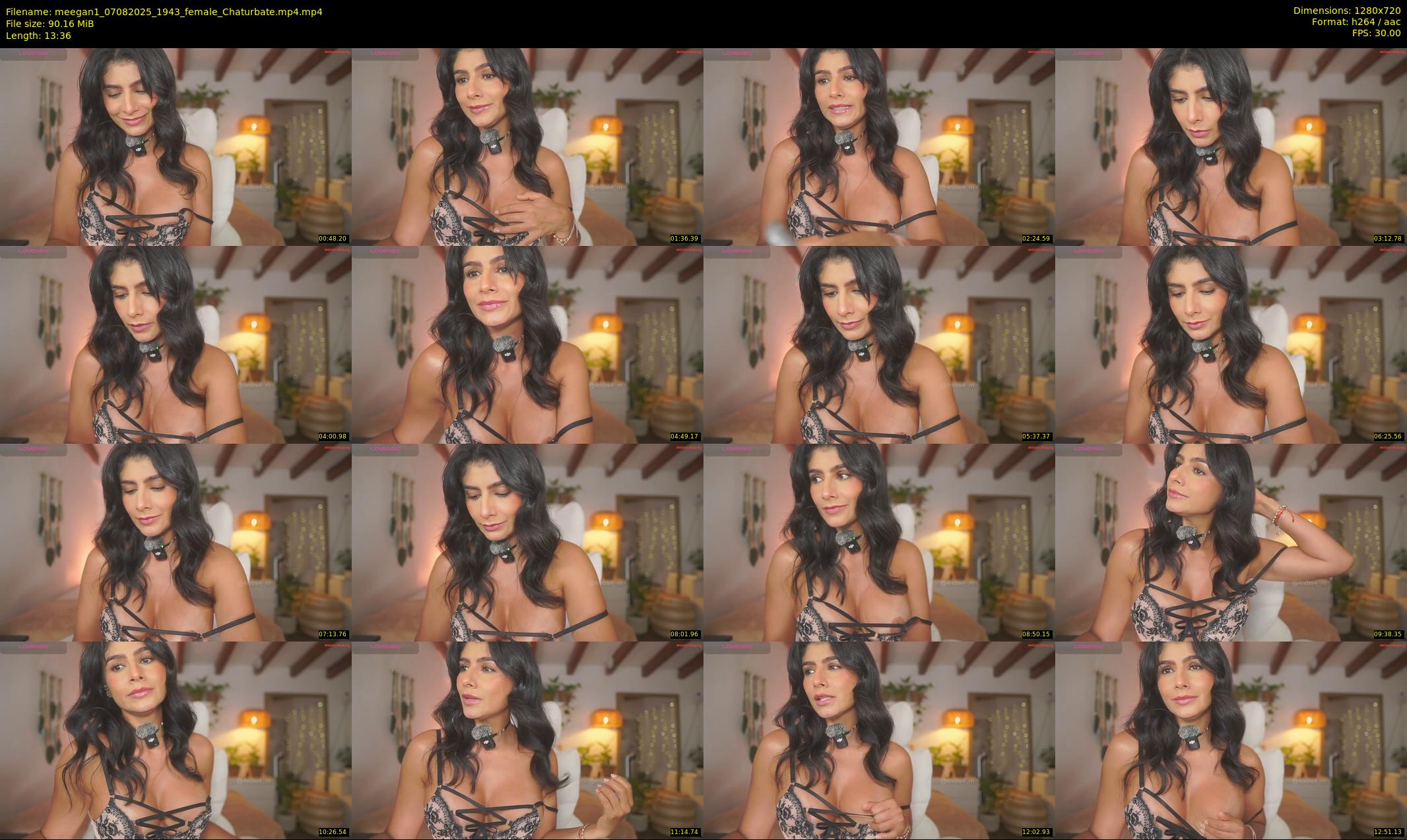 meegan1 — 14 minute Chaturbate female cam show recording, 720p, Aug 7, 2025