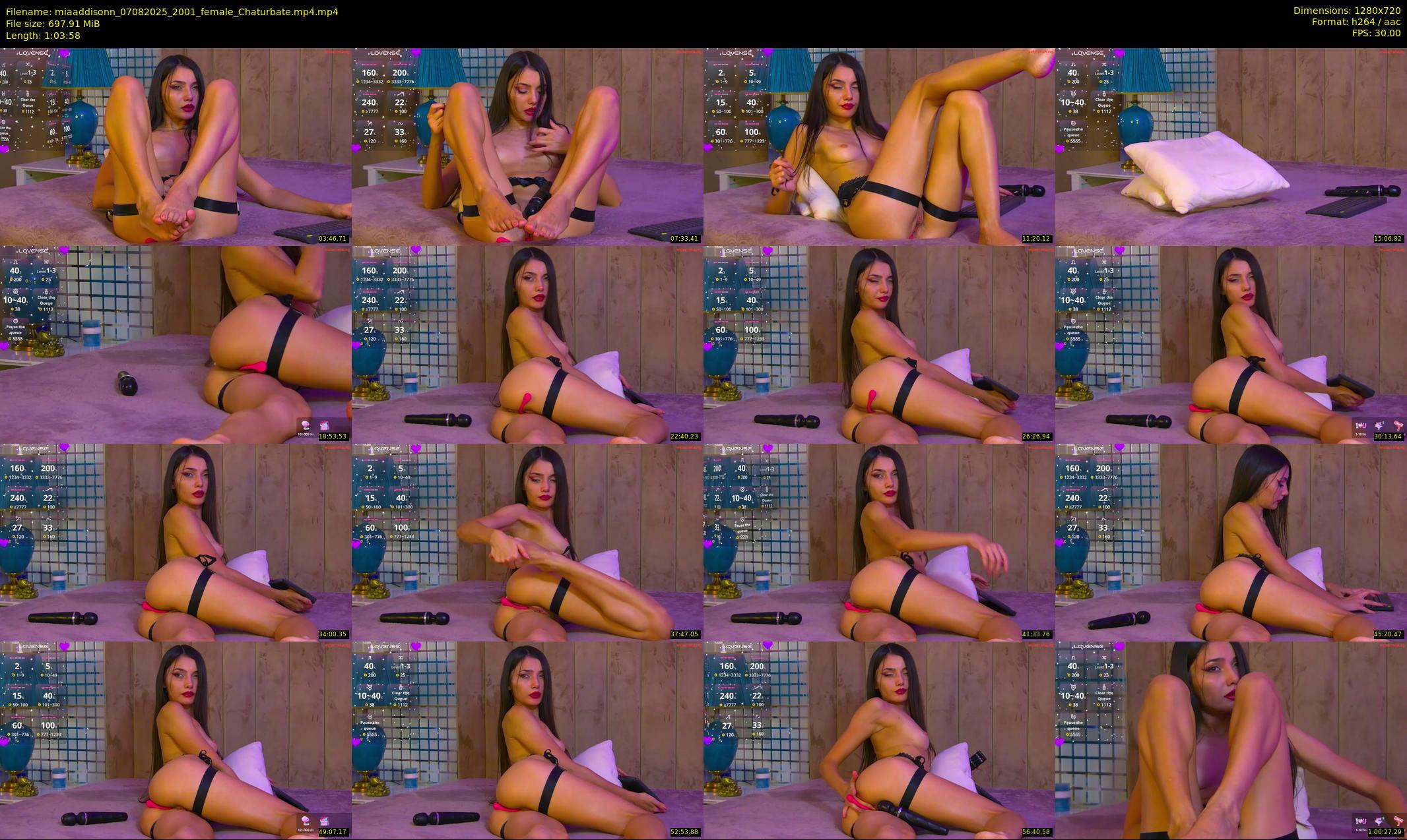 miaaddisonn — 64 minute Chaturbate female cam show recording, 720p, Aug 7, 2025