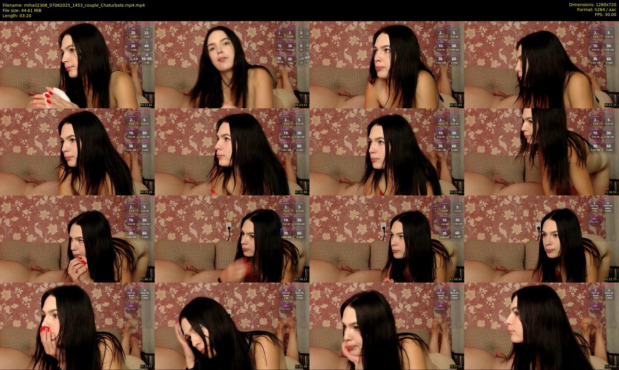 mihail2308 — 4 minute Chaturbate couple cam show recording, 720p, Aug 7, 2025
