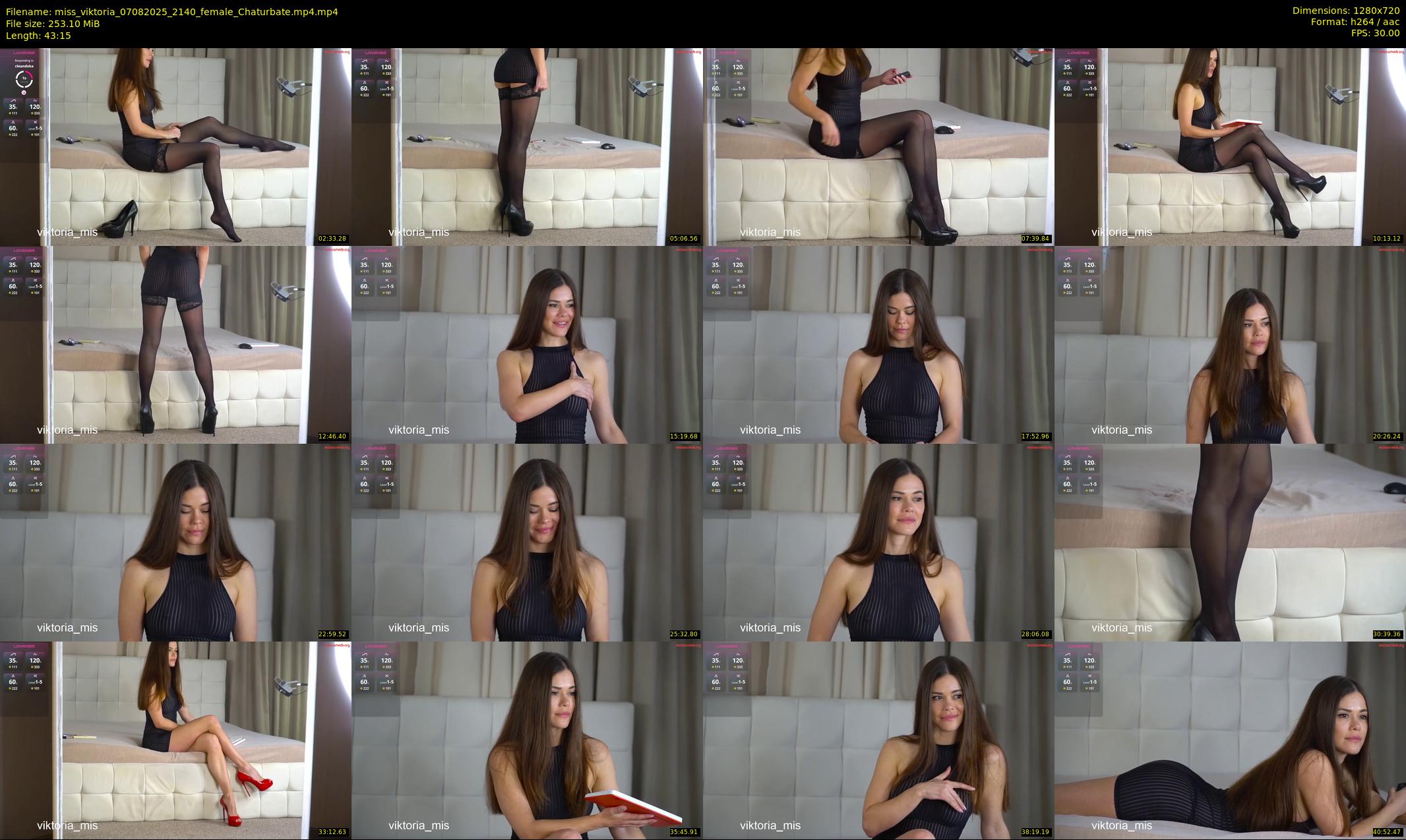 miss_viktoria — 44 minute Chaturbate female cam show recording, 720p, Aug 7, 2025