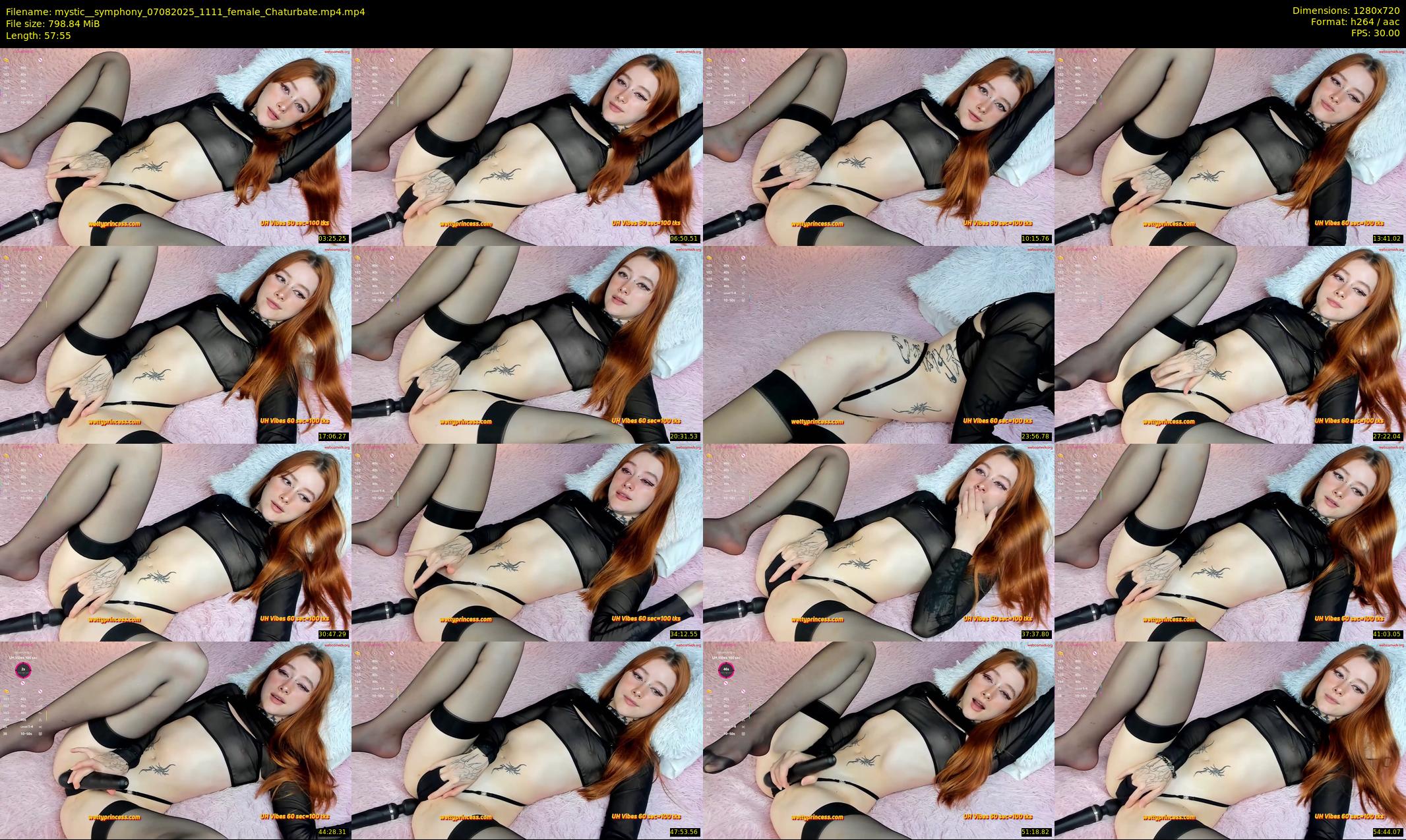 mystic__symphony — 58 minute Chaturbate female cam show recording, 720p, Aug 7, 2025