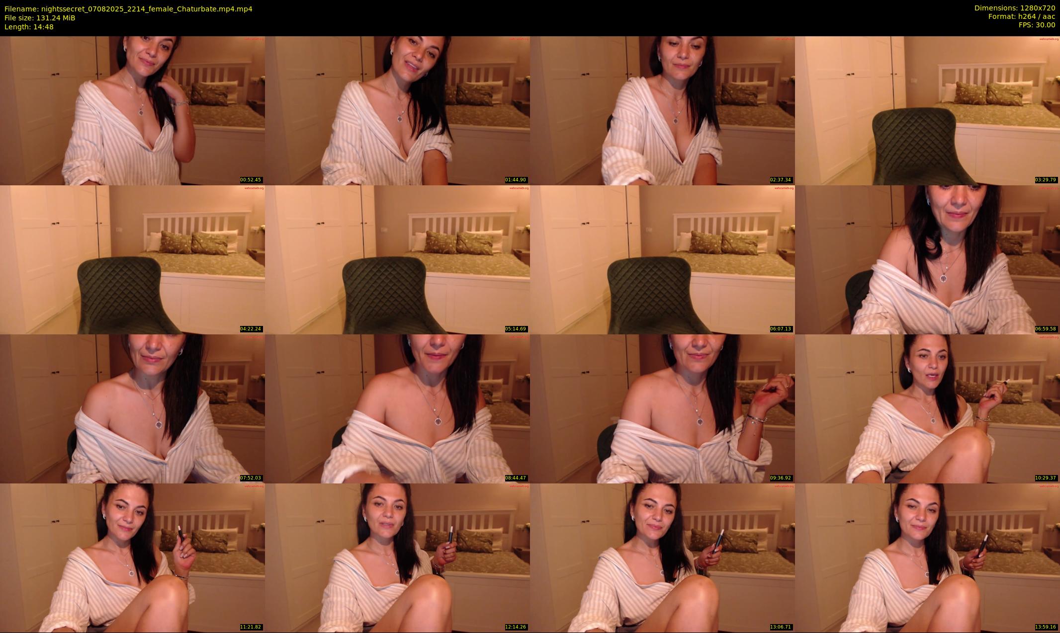 nightssecret — 15 minute Chaturbate female cam show recording, 720p, Aug 7, 2025