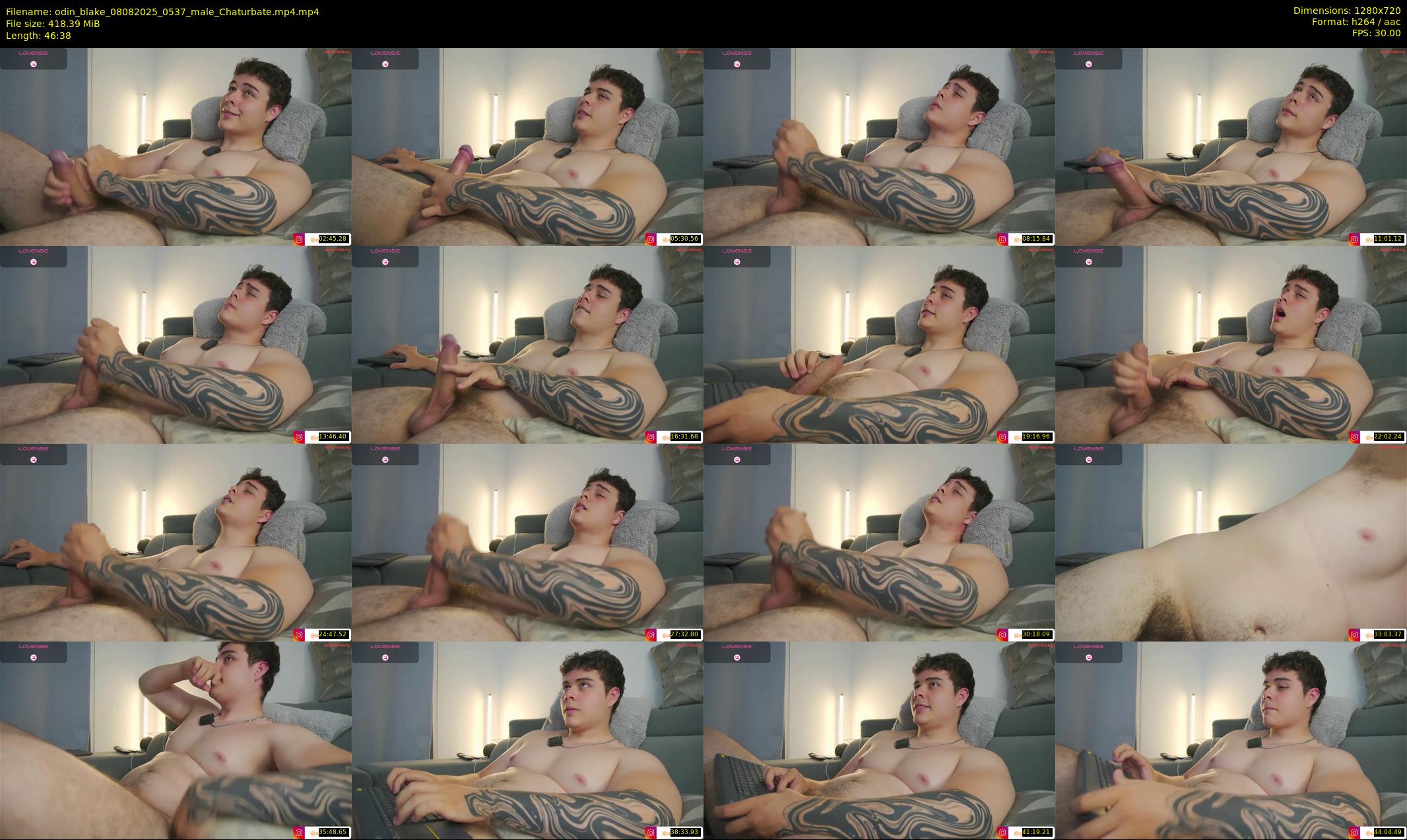 odin_blake — 47 minute Chaturbate male cam show recording, 720p, Aug 8, 2025
