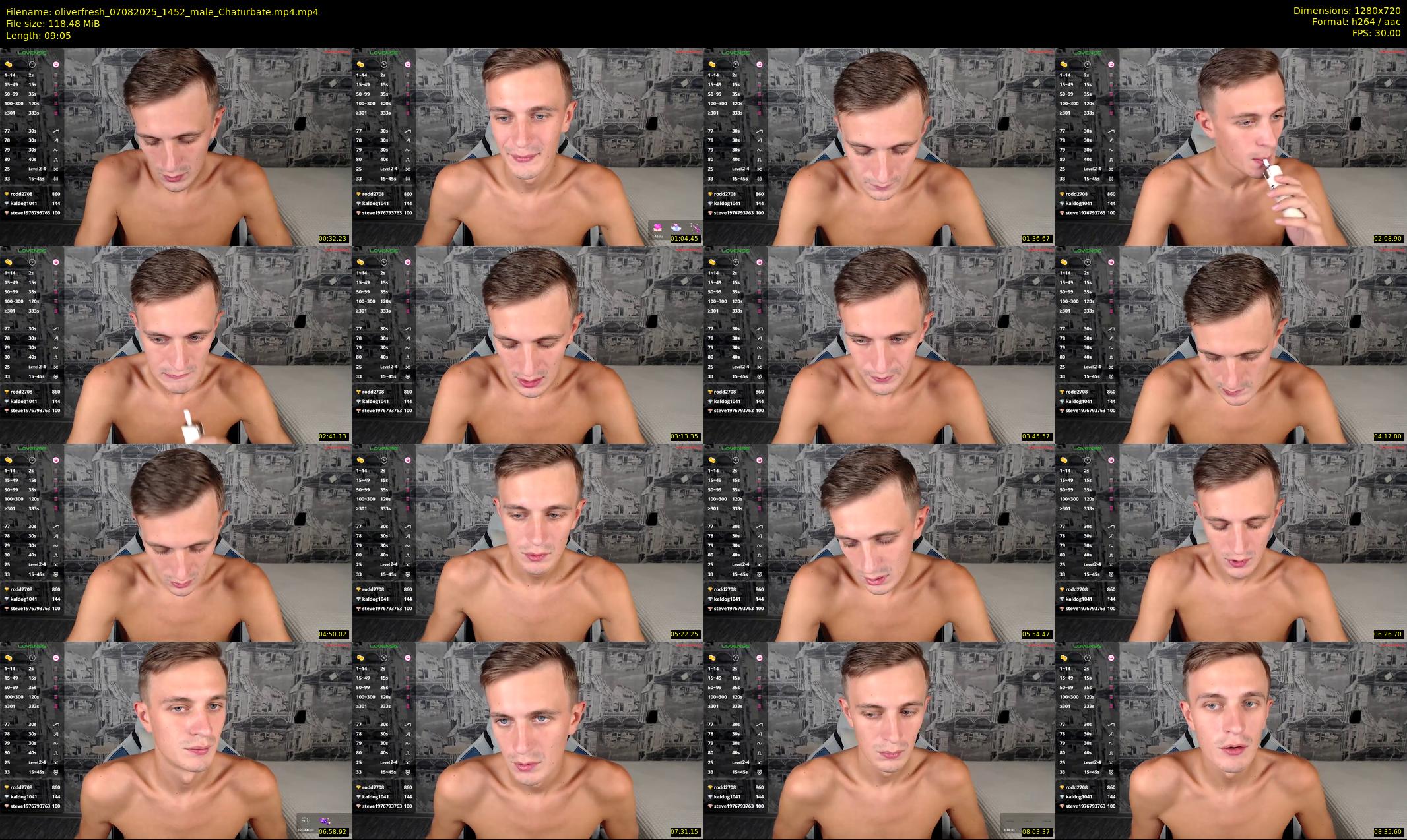 oliverfresh — 10 minute Chaturbate male cam show recording, 720p, Aug 7, 2025