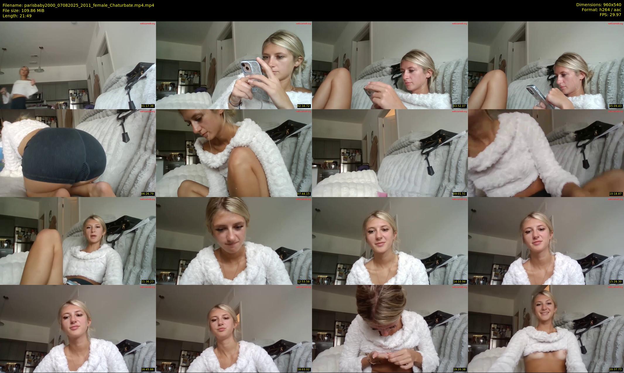 parisbaby2000 — 22 minute Chaturbate female cam show recording, 480p, Aug 7, 2025