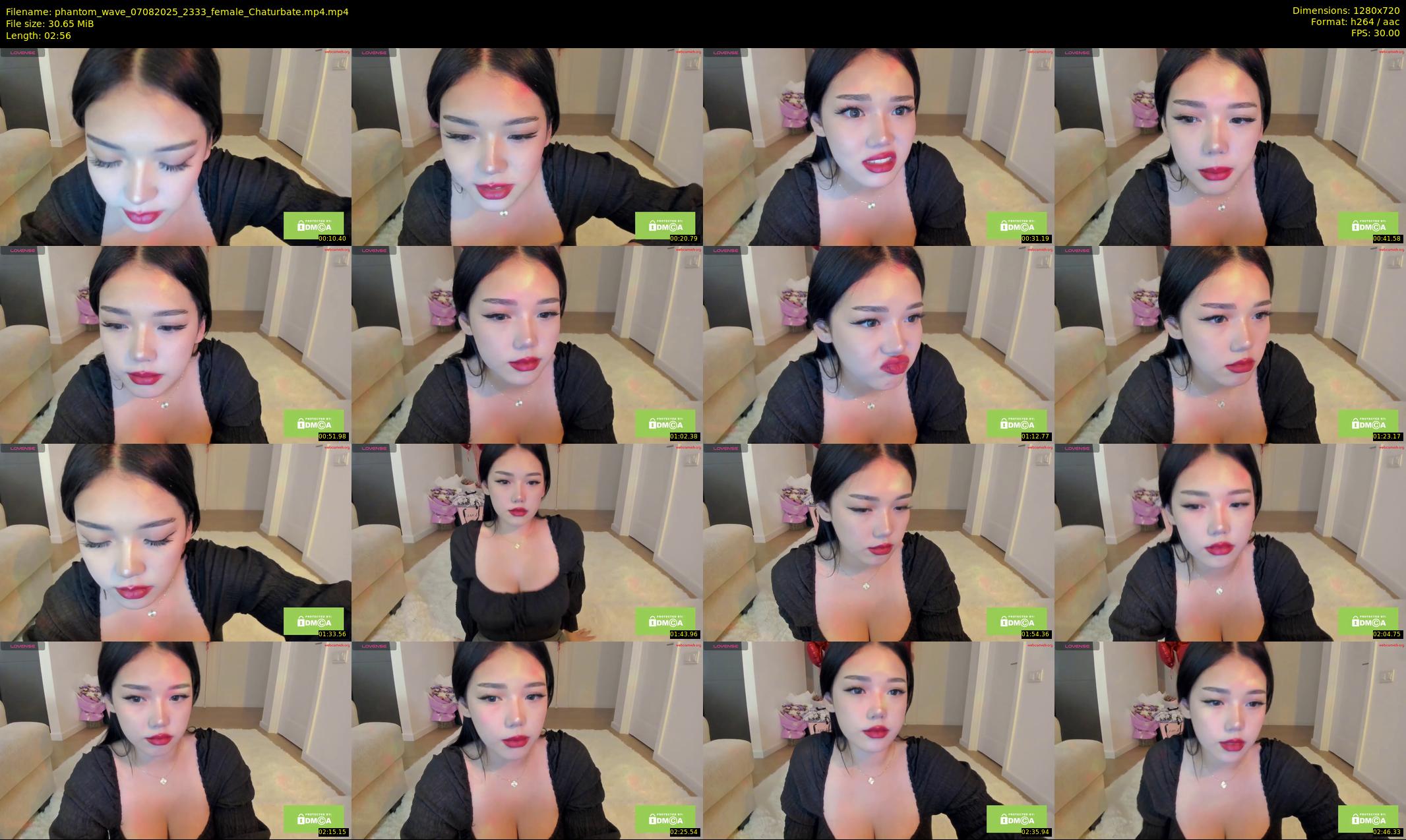 phantom_wave — 3 minute Chaturbate female cam show recording, 720p, Aug 7, 2025