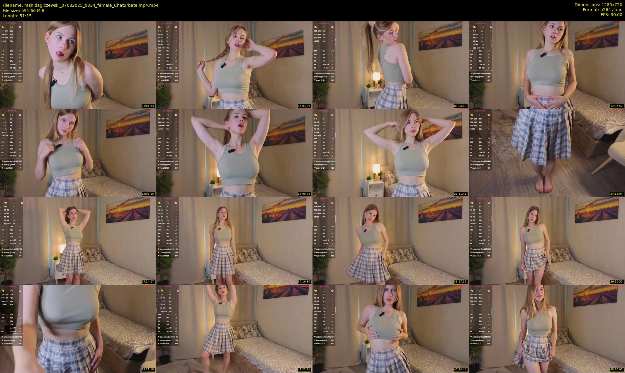 rashidagiczewski — 52 minute Chaturbate female cam show recording, 720p, Aug 7, 2025