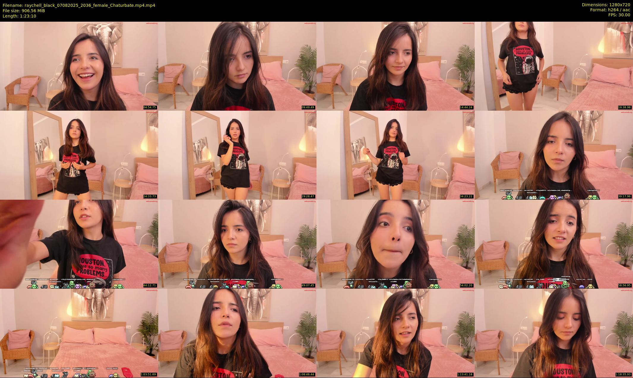 raychell_black — 84 minute Chaturbate female cam show recording, 720p, Aug 7, 2025