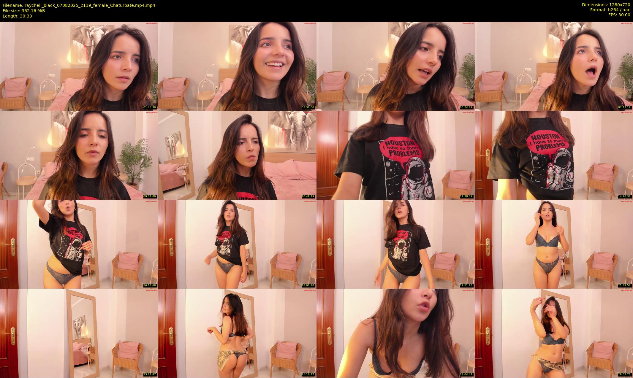 raychell_black — 31 minute Chaturbate female cam show recording, 720p, Aug 7, 2025