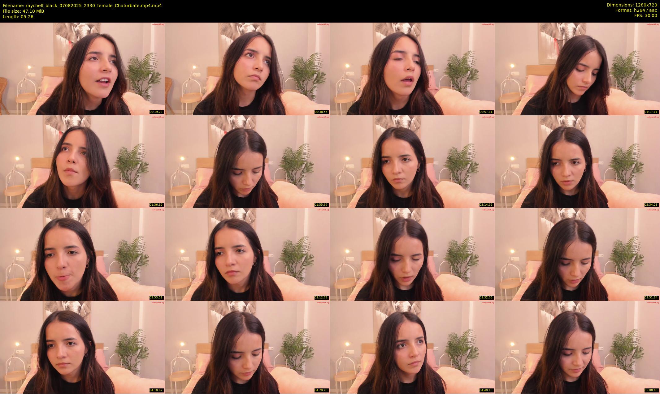 raychell_black — 6 minute Chaturbate female cam show recording, 720p, Aug 7, 2025