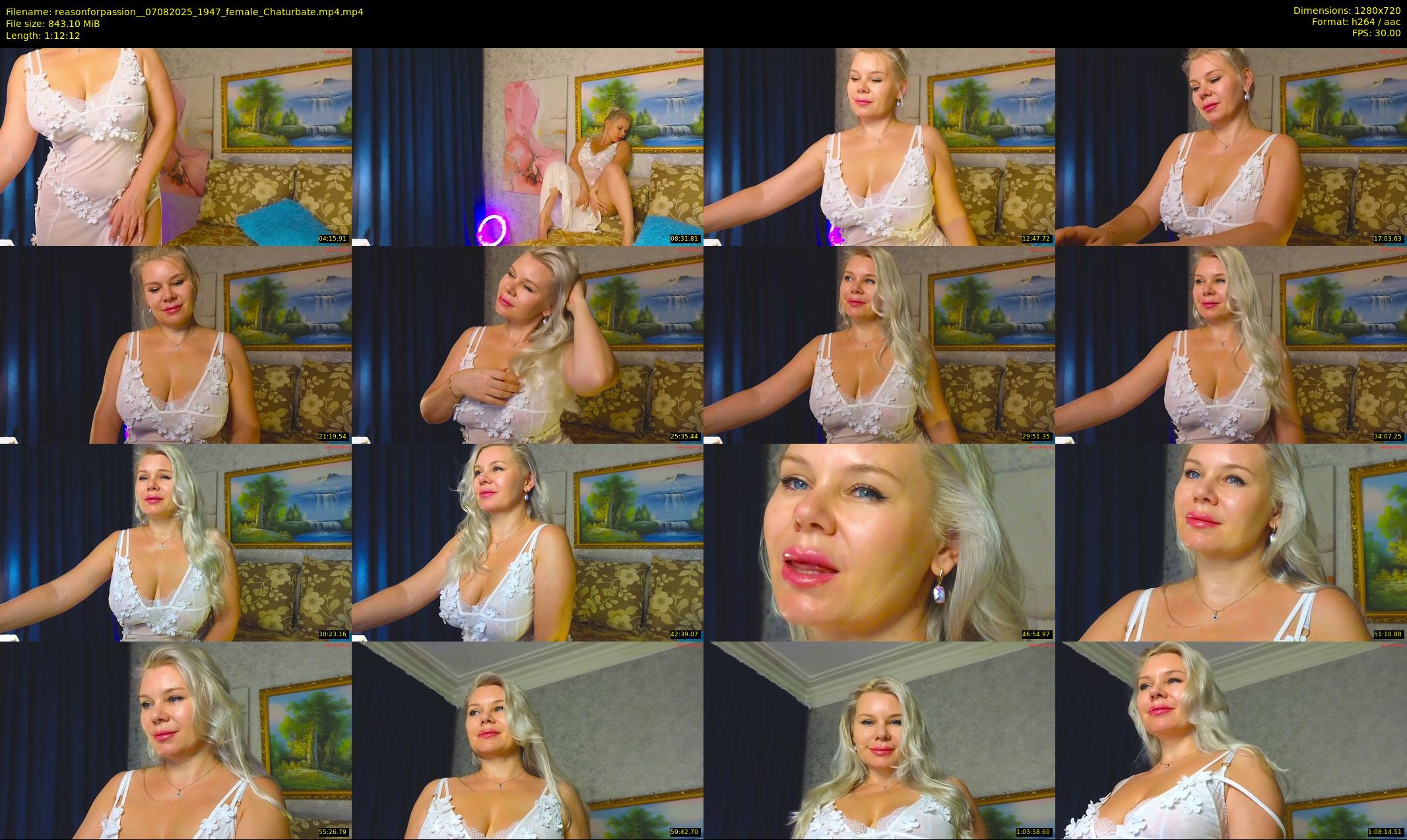 reasonforpassion_ — 73 minute Chaturbate female cam show recording, 720p, Aug 7, 2025