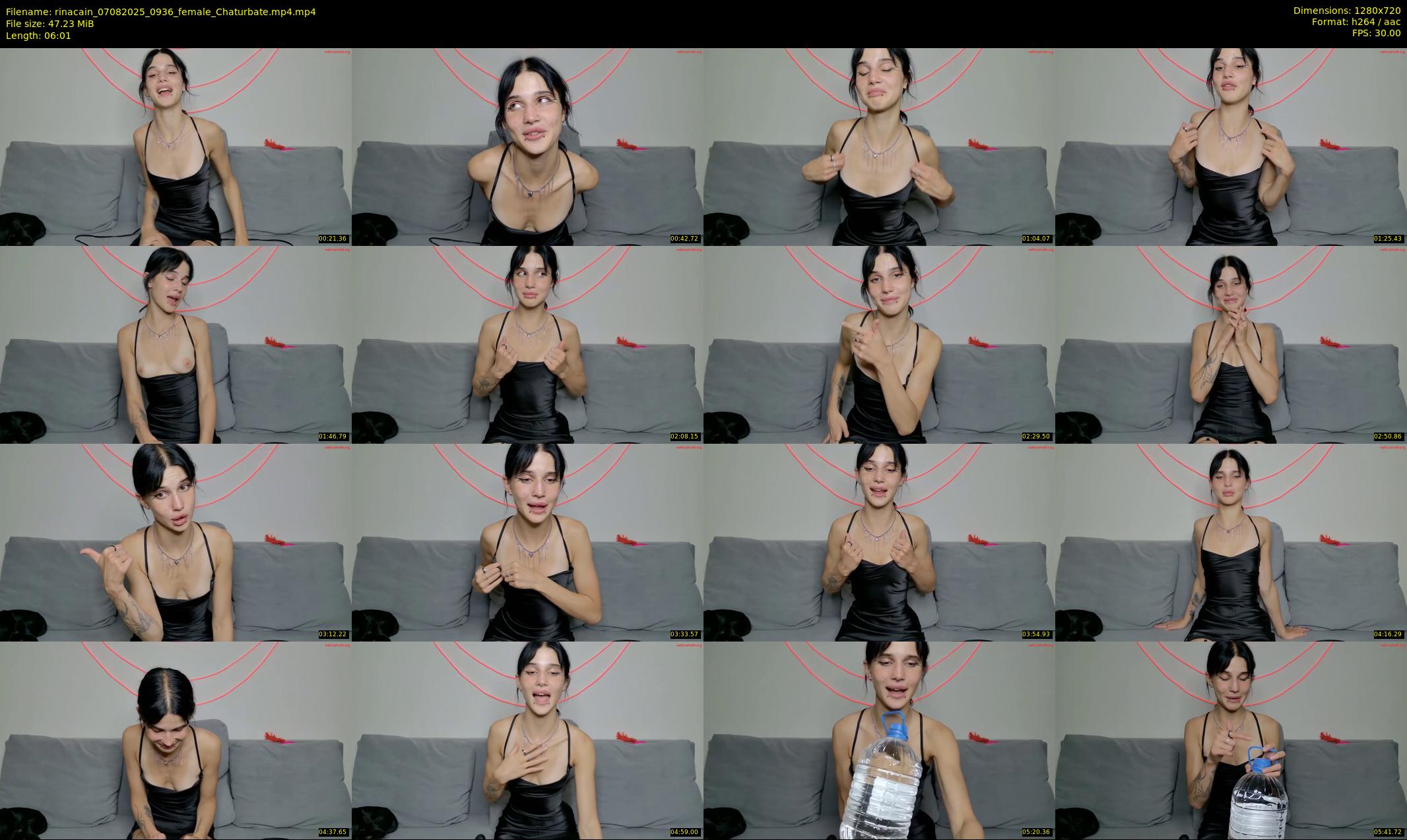 rinacain — 7 minute Chaturbate female cam show recording, 720p, Aug 7, 2025