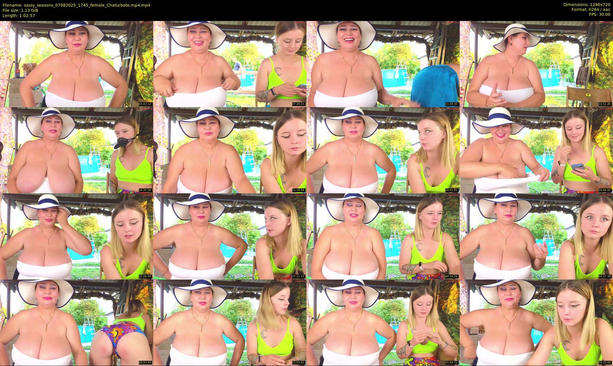 sassy_seasons — 63 minute Chaturbate couple cam show recording, 720p, Aug 7, 2025