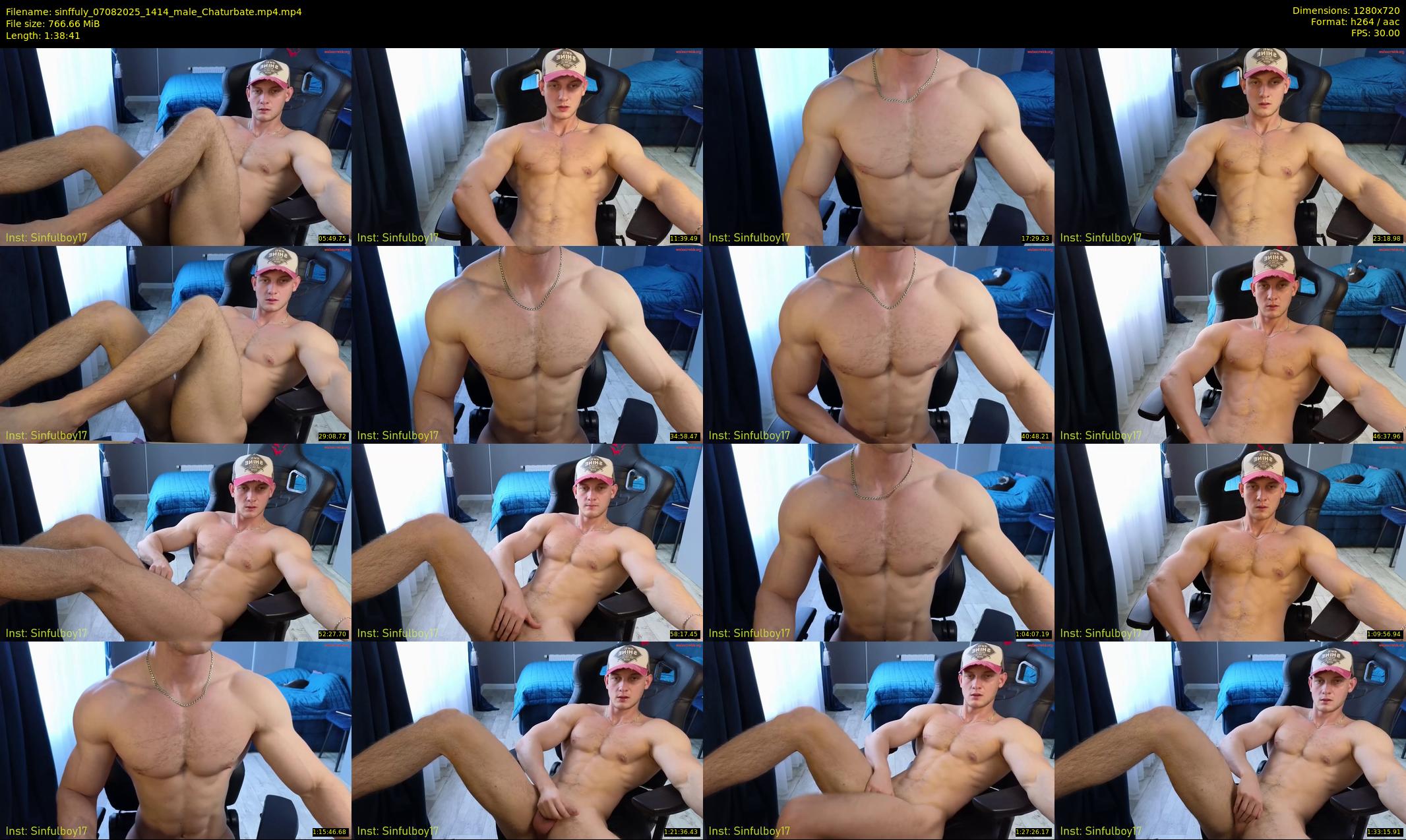 sinffuly — 99 minute Chaturbate male cam show recording, 720p, Aug 7, 2025