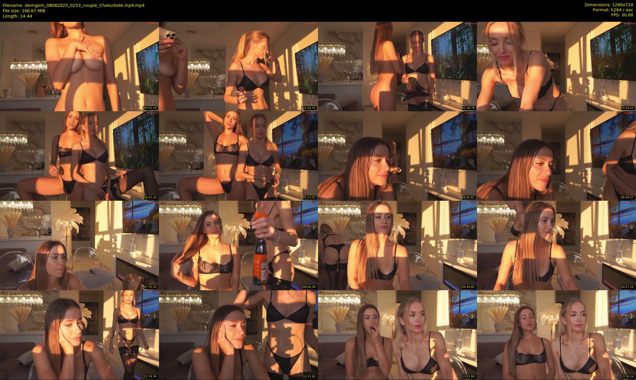 slemgem — 15 minute Chaturbate couple cam show recording, 720p, Aug 8, 2025