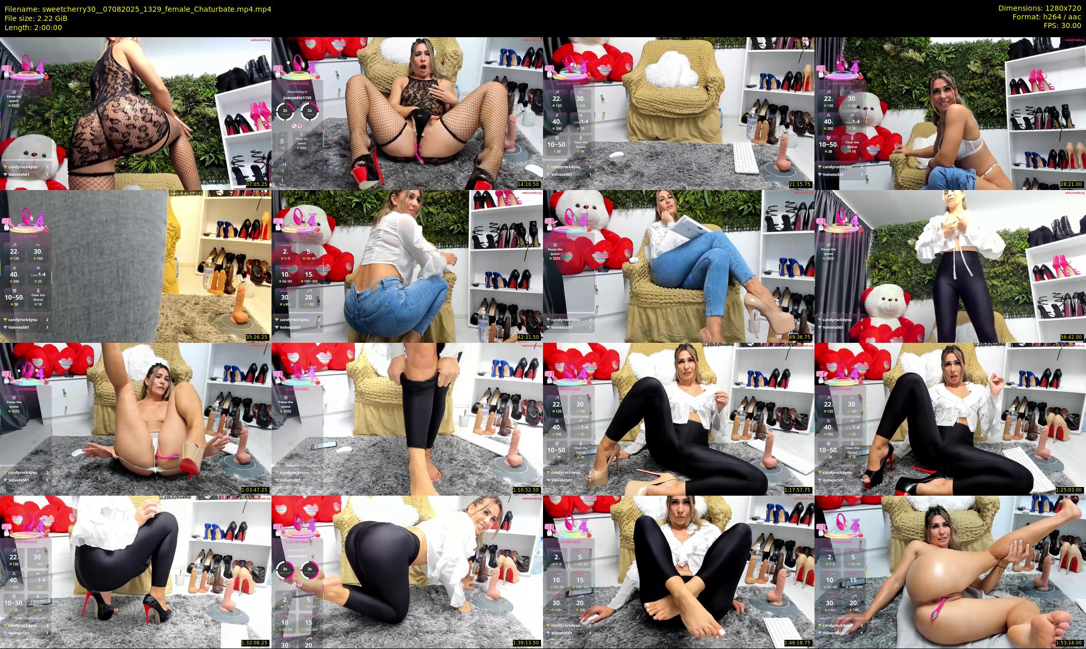 sweetcherry30_ — 120 minute Chaturbate female cam show recording, 720p, Aug 7, 2025