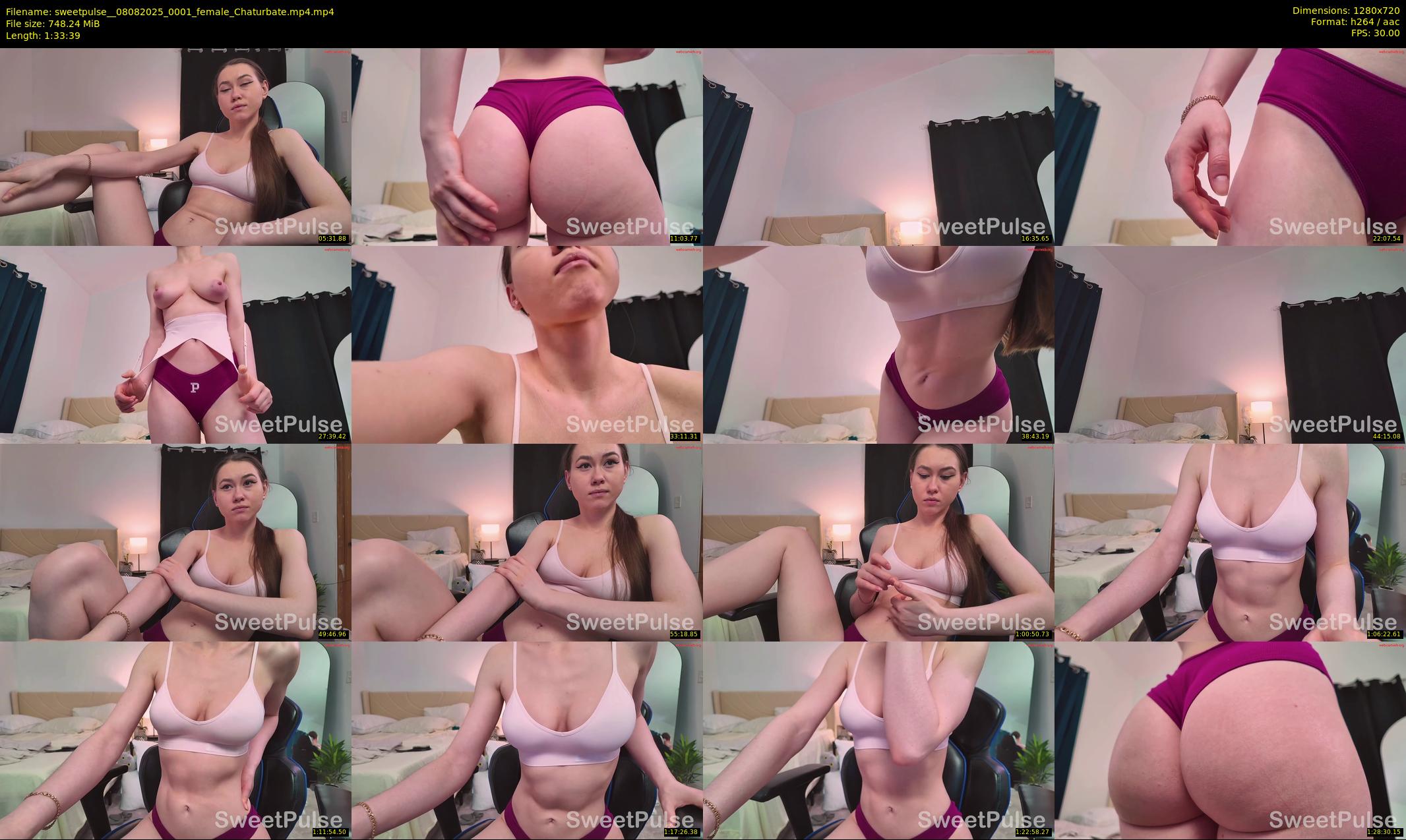 sweetpulse_ — 94 minute Chaturbate female cam show recording, 720p, Aug 8, 2025