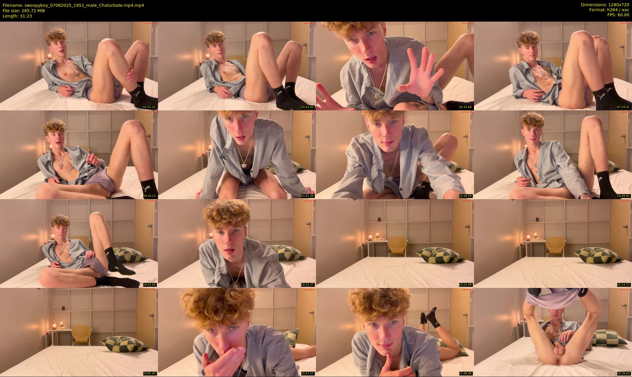 swoopyboy — 32 minute Chaturbate male cam show recording, 720p, Aug 7, 2025