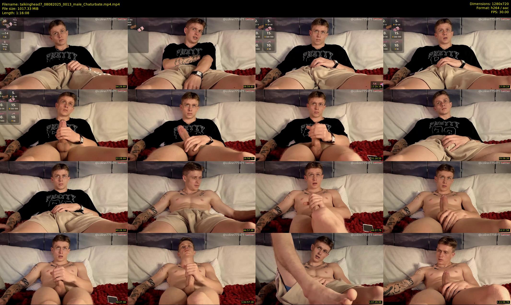 talkinghead7 — 77 minute Chaturbate male cam show recording, 720p, Aug 8, 2025