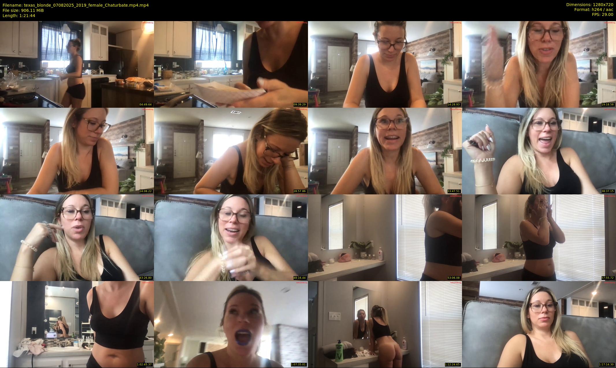 texas_blonde — 82 minute Chaturbate female cam show recording, 720p, Aug 7, 2025