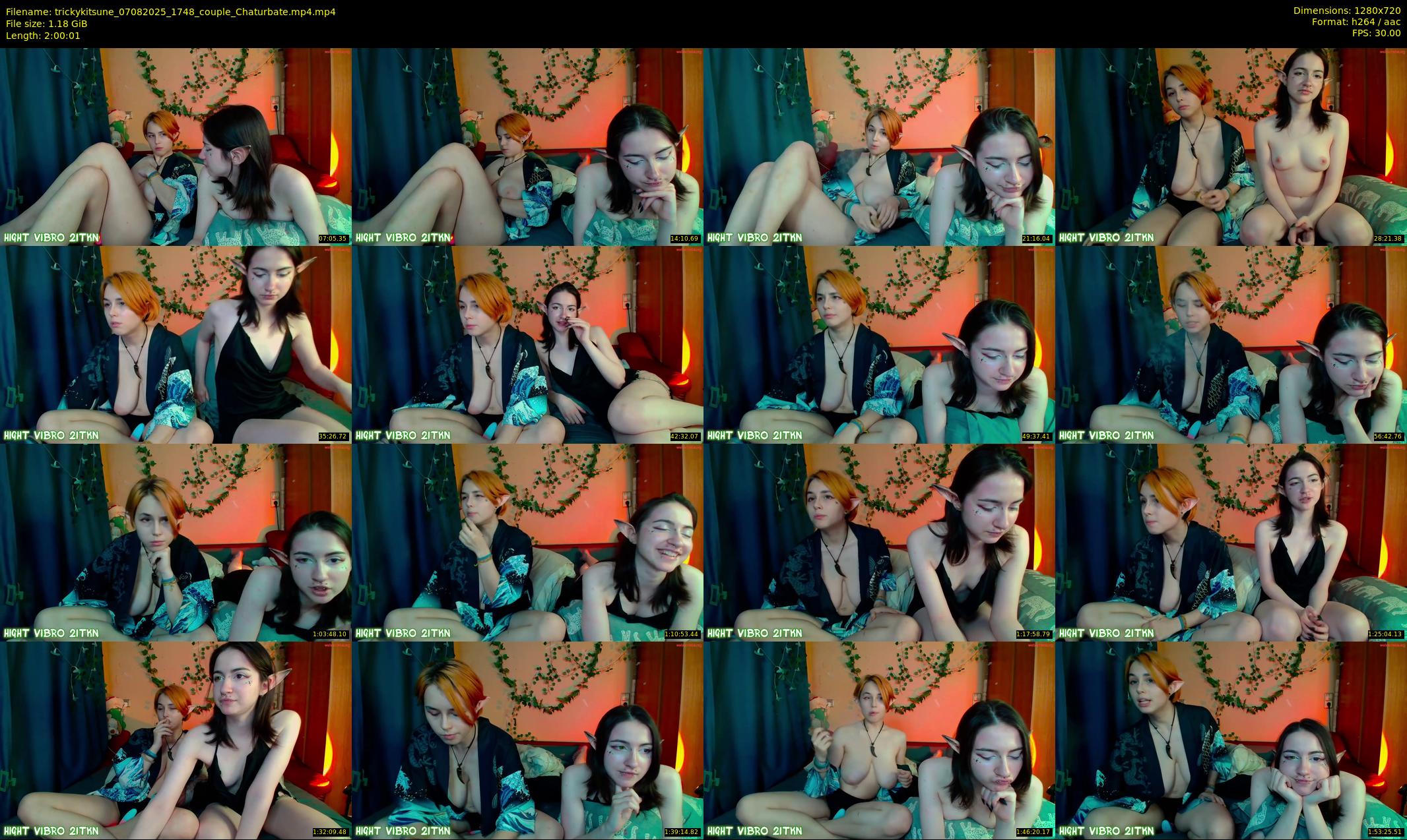 trickykitsune — 121 minute Chaturbate female cam show recording, 720p, Aug 7, 2025