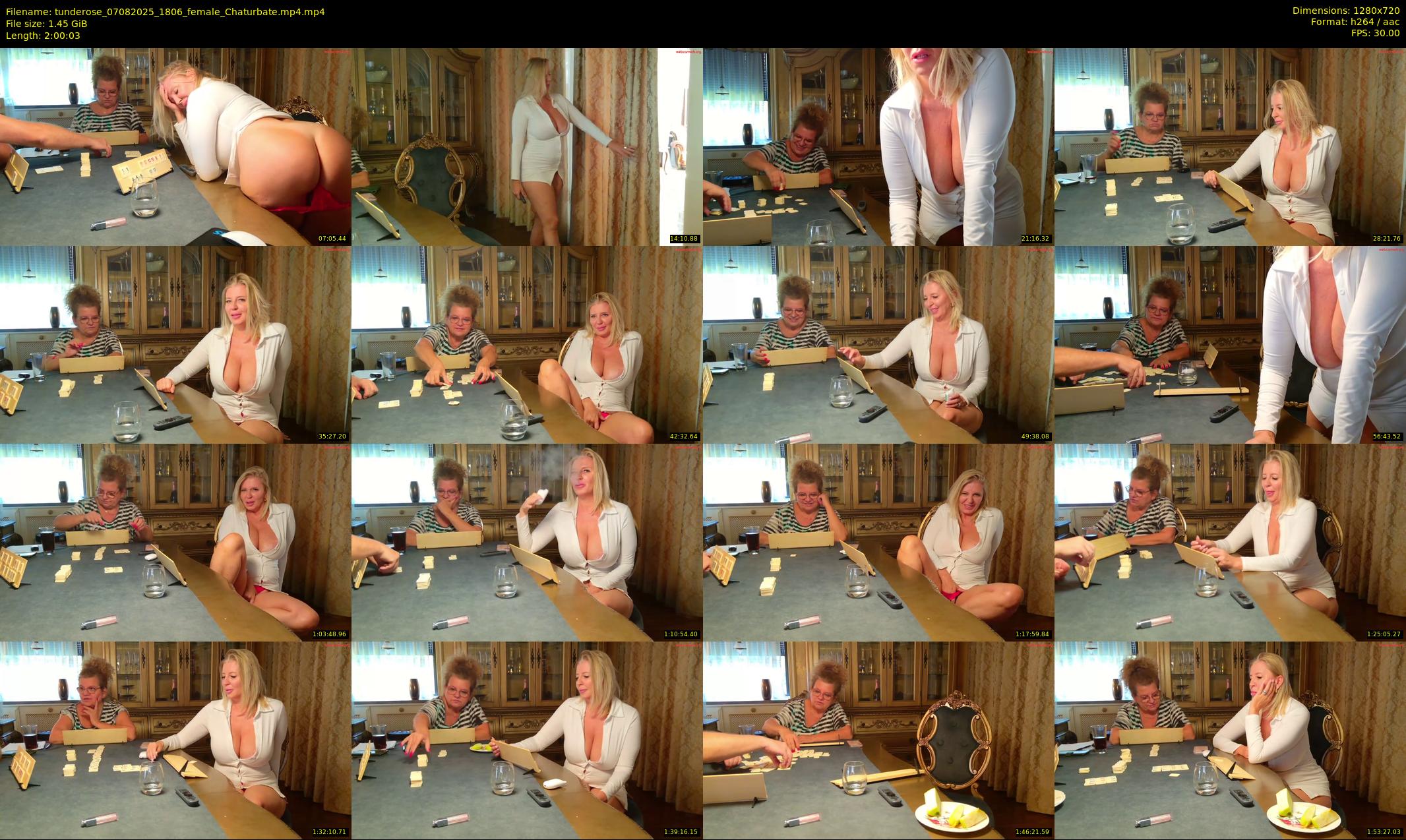 tunderose — 121 minute Chaturbate female cam show recording, 720p, Aug 7, 2025