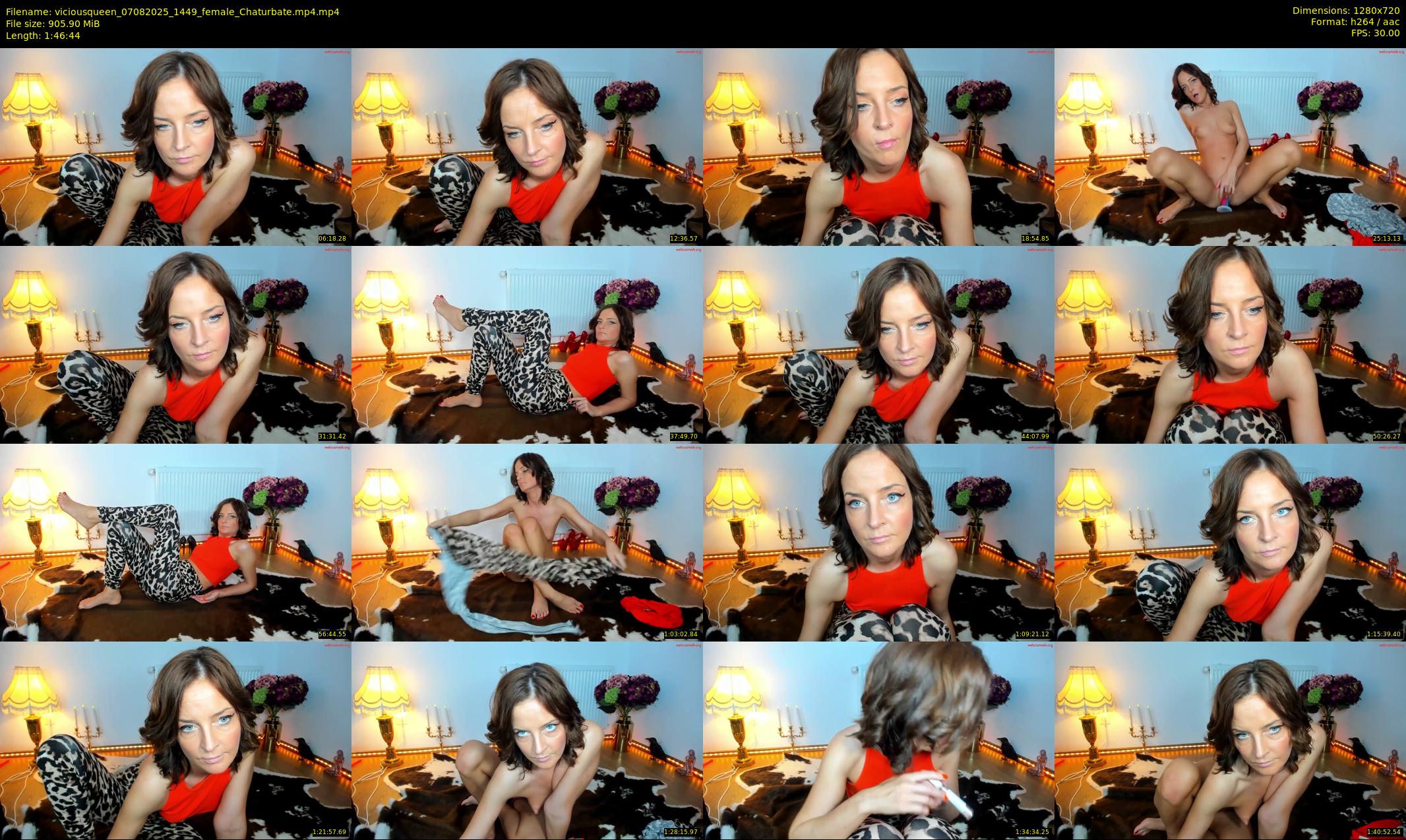 viciousqueen — 107 minute Chaturbate female cam show recording, 720p, Aug 7, 2025