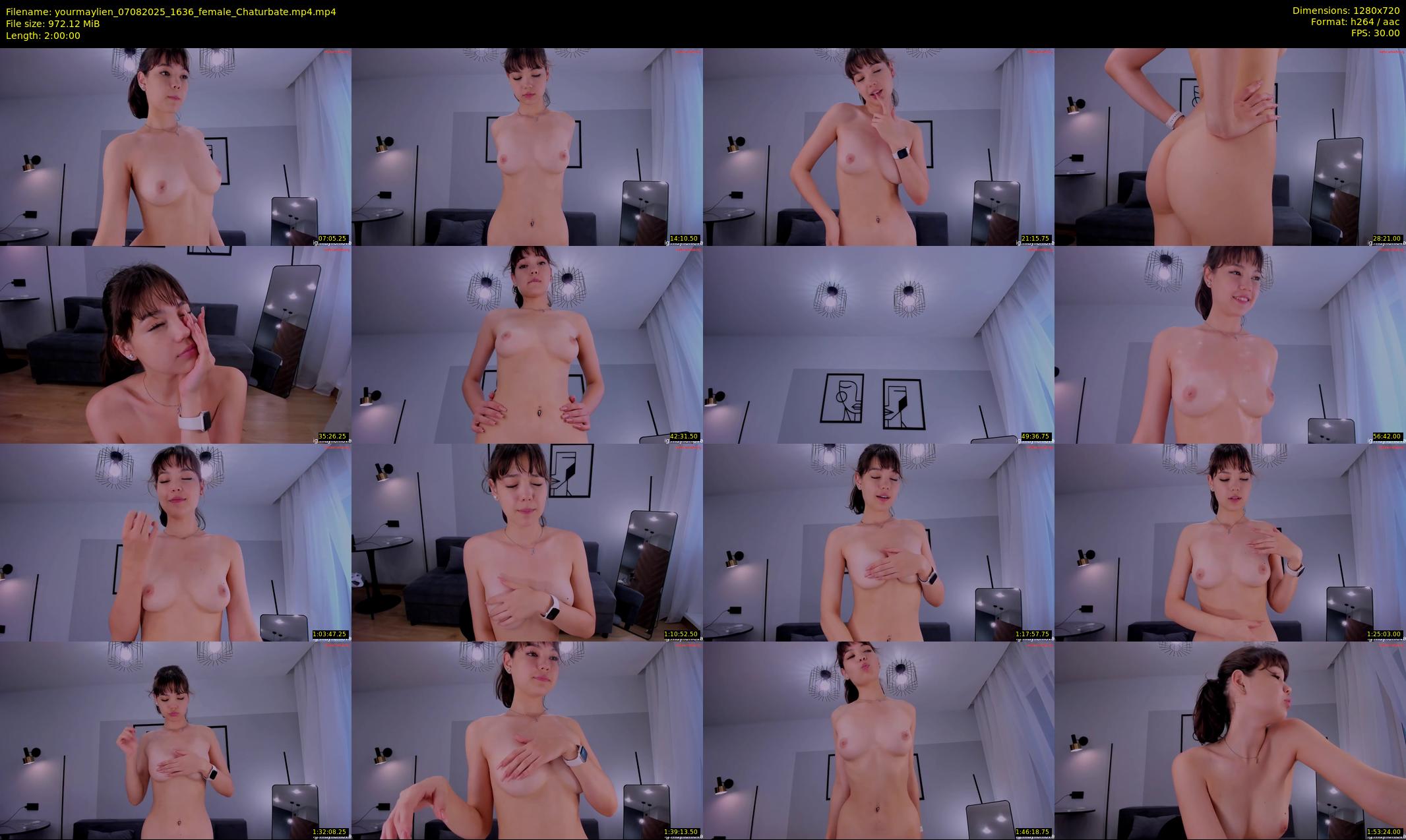 yourmaylien — 120 minute Chaturbate female cam show recording, 720p, Aug 7, 2025