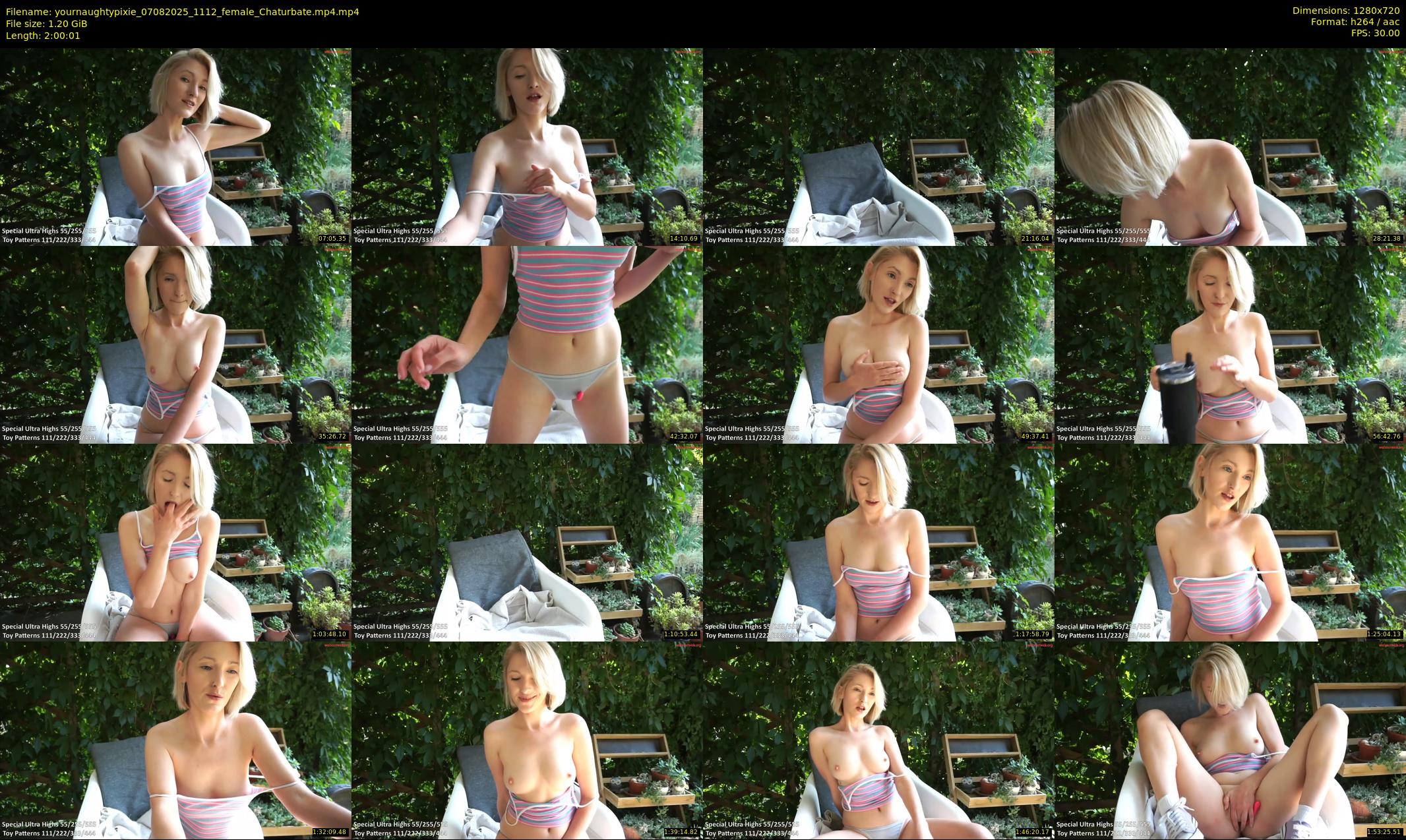 yournaughtypixie — 121 minute Chaturbate couple cam show recording, 720p, Aug 7, 2025