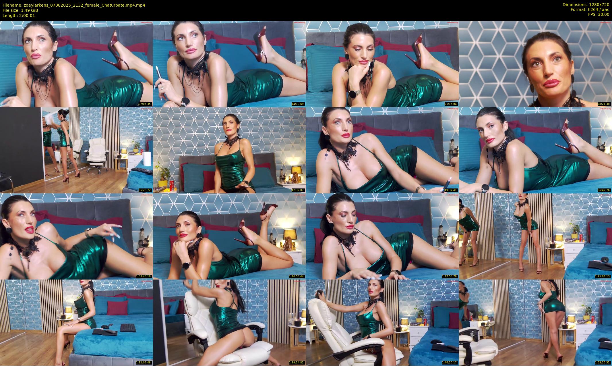 zoeylarkens — 121 minute Chaturbate female cam show recording, 720p, Aug 7, 2025