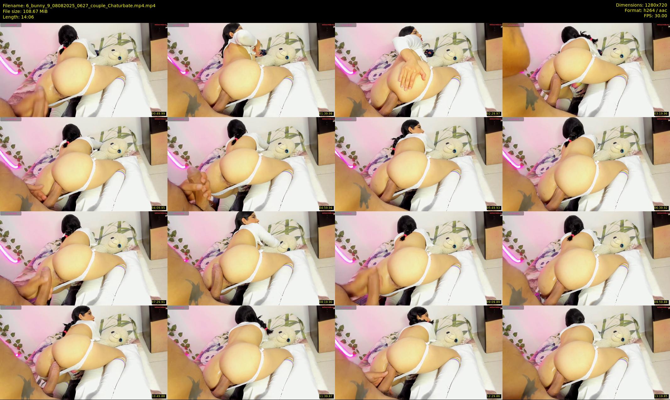 6_bunny_9 — 15 minute Chaturbate couple cam show recording, 720p, Aug 8, 2025