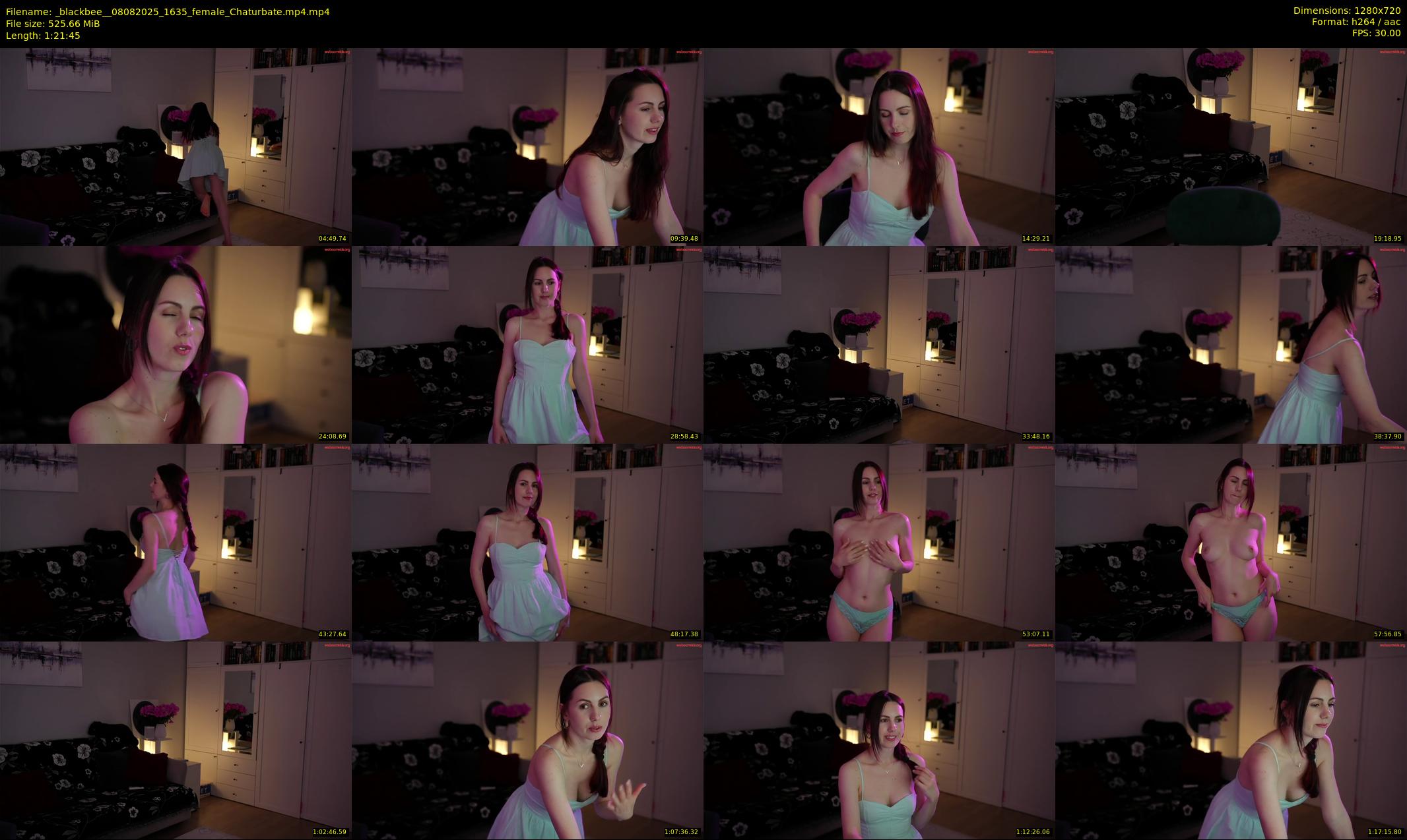 _blackbee_ — 82 minute Chaturbate female cam show recording, 720p, Aug 8, 2025