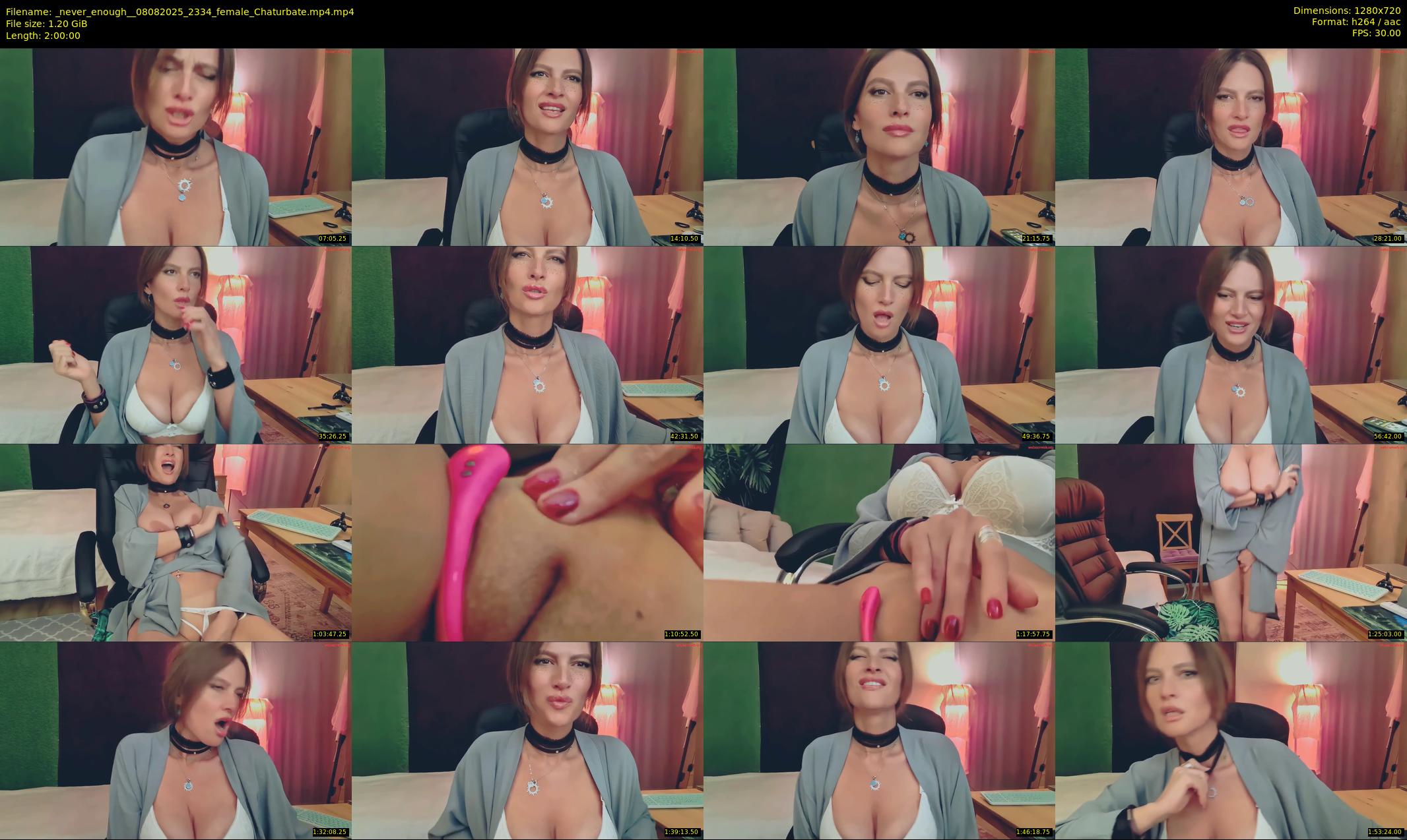 _never_enough_ — 120 minute Chaturbate female cam show recording, 720p, Aug 8, 2025